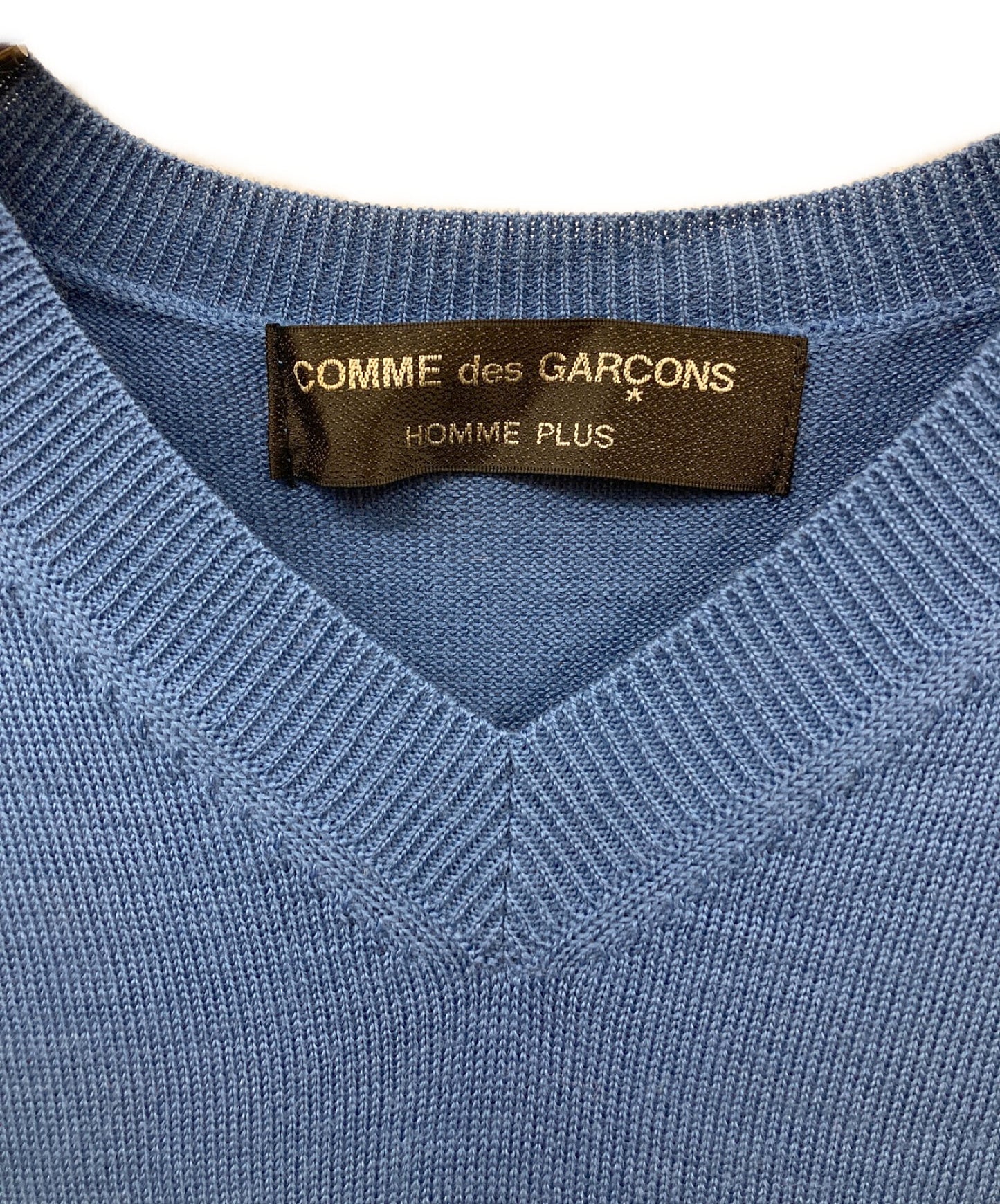 [Pre-owned] COMME des GARCONS HOMME PLUS 04AW Lost Englishman Period (Lost Englishman) V-neck argyle knit PN-N036