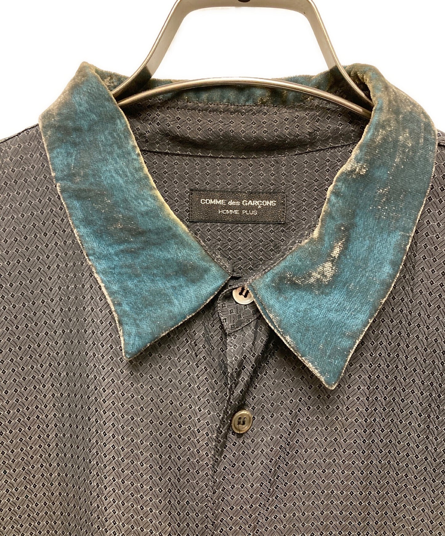 [Pre-owned] COMME des GARCONS HOMME PLUS AD1991 Velour colored rayon shirt archive PB-050550