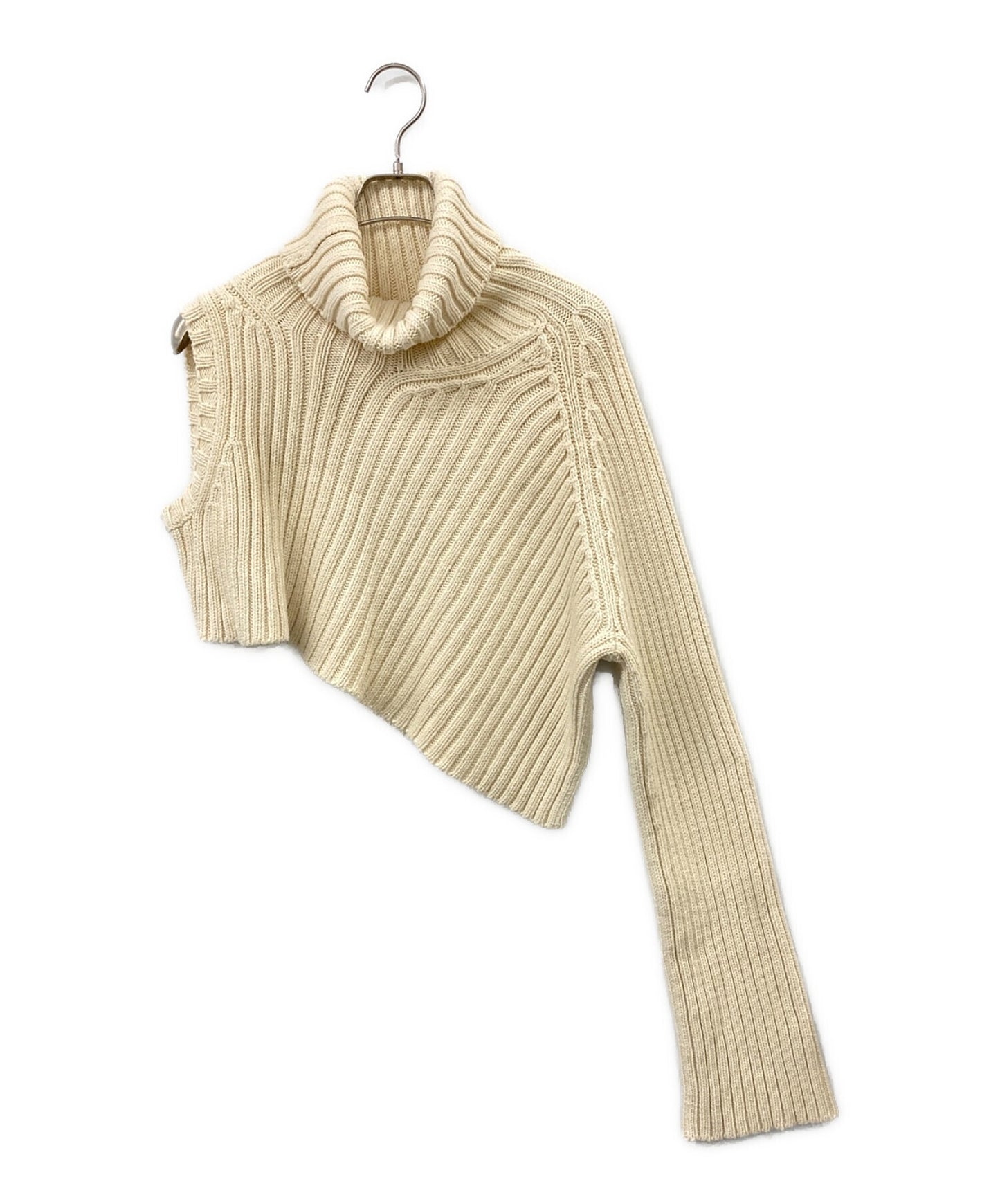 [Pre-owned] Y's Asymmetrical design high neck knit YQ-K02-075