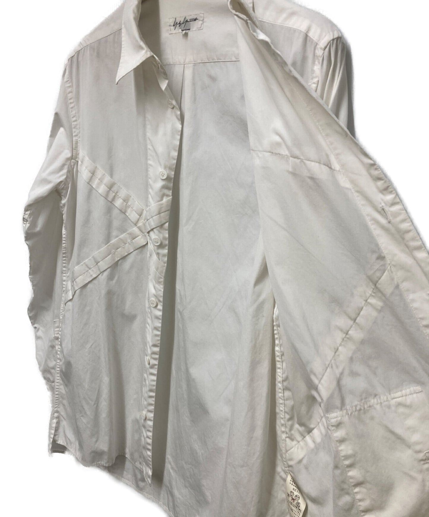 [Pre-owned] Yohji Yamamoto pour homme 13SS Cross design shirt HX-B29-059