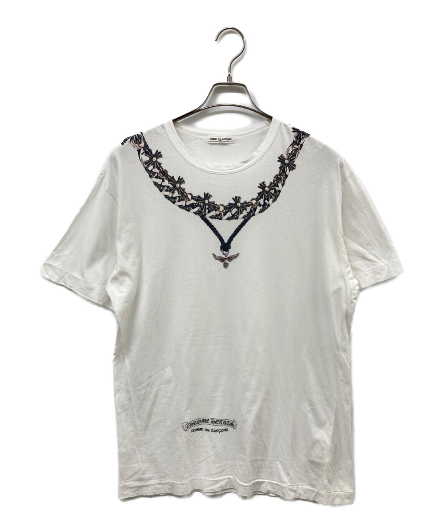 [Pre-owned] COMME des GARCONS×Chrome Hearts Transfer Print TEE OT-T019