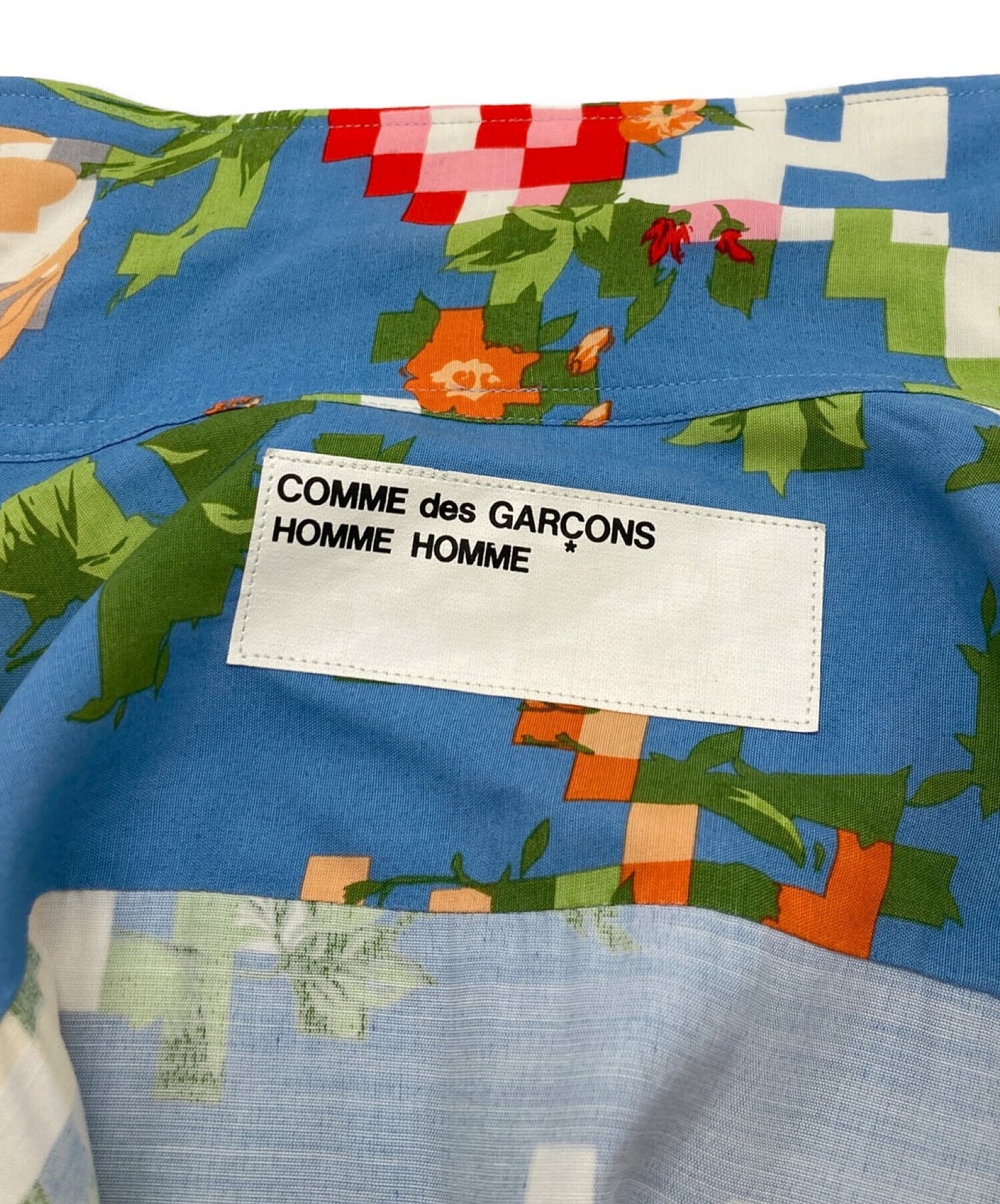 [Pre-owned] COMME des GARCONS HOMME HOMME AD2000 Archive mosaic pattern rayon blouson IB-040140