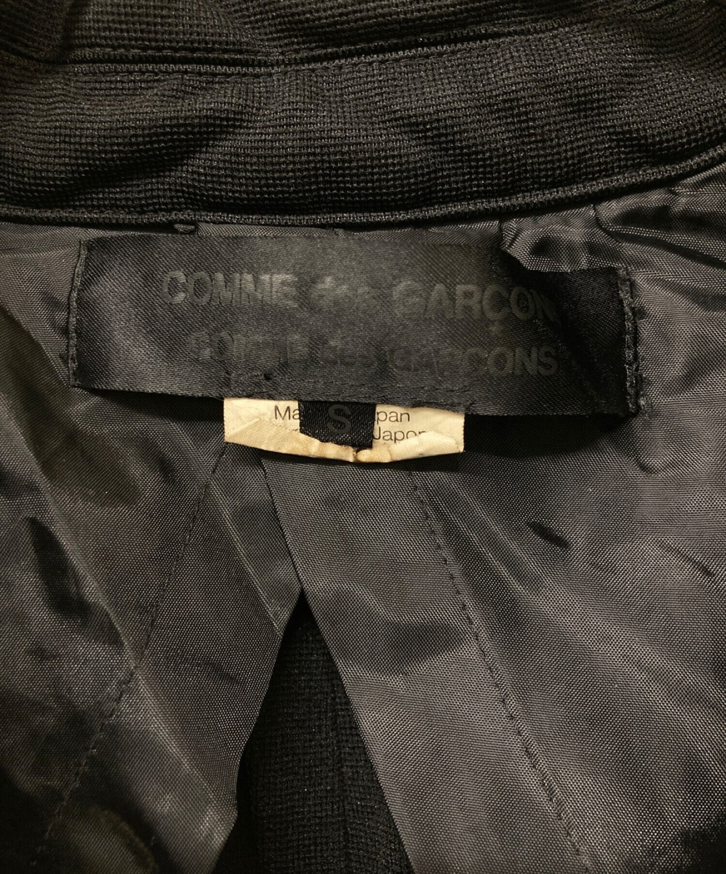 [Pre-owned] COMME des GARCONS COMME des GARCONS AD2008 Poly shrink-wrap product-dyed ester chain jacket / design jacket / 2B jacket RB-J023