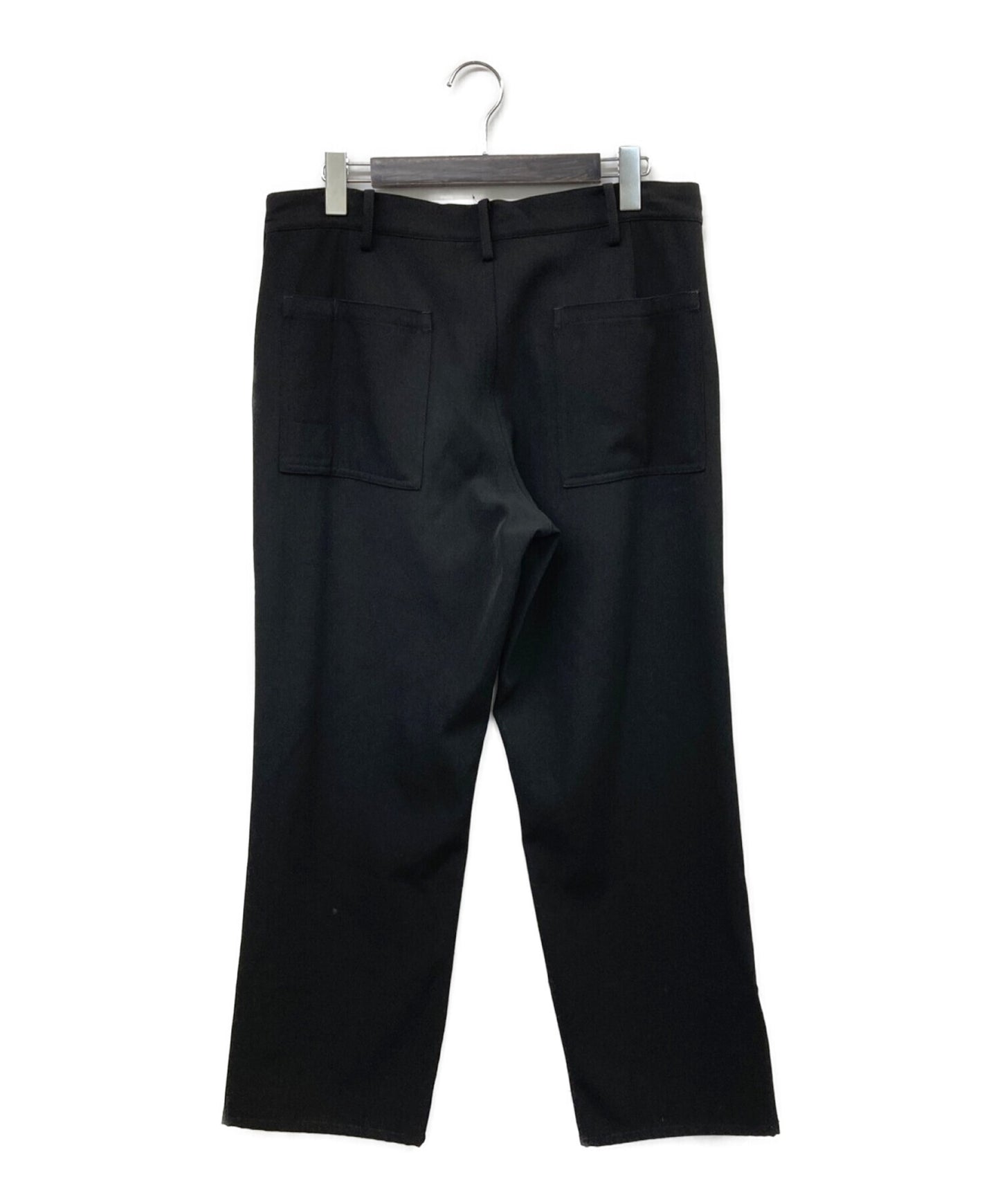 Yohji Yamamoto Pour Homme Wool Gaber Side Design Pants HX-P28-101