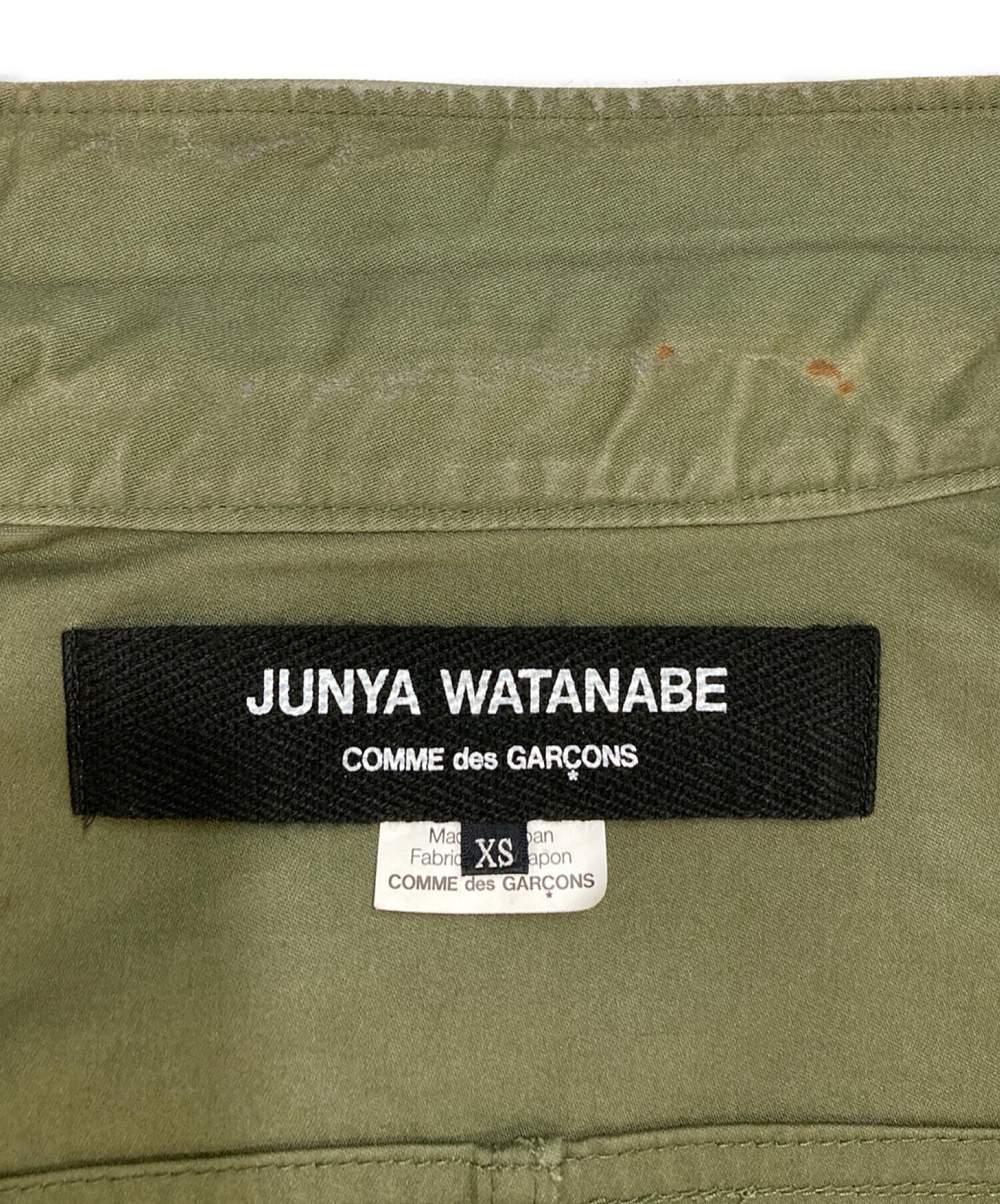 Junya Watanabe Comme des Garcons AD2012 Dolman Sleeve M-65 แจ็คเก็ต / แจ็คเก็ตทหาร JK-J010