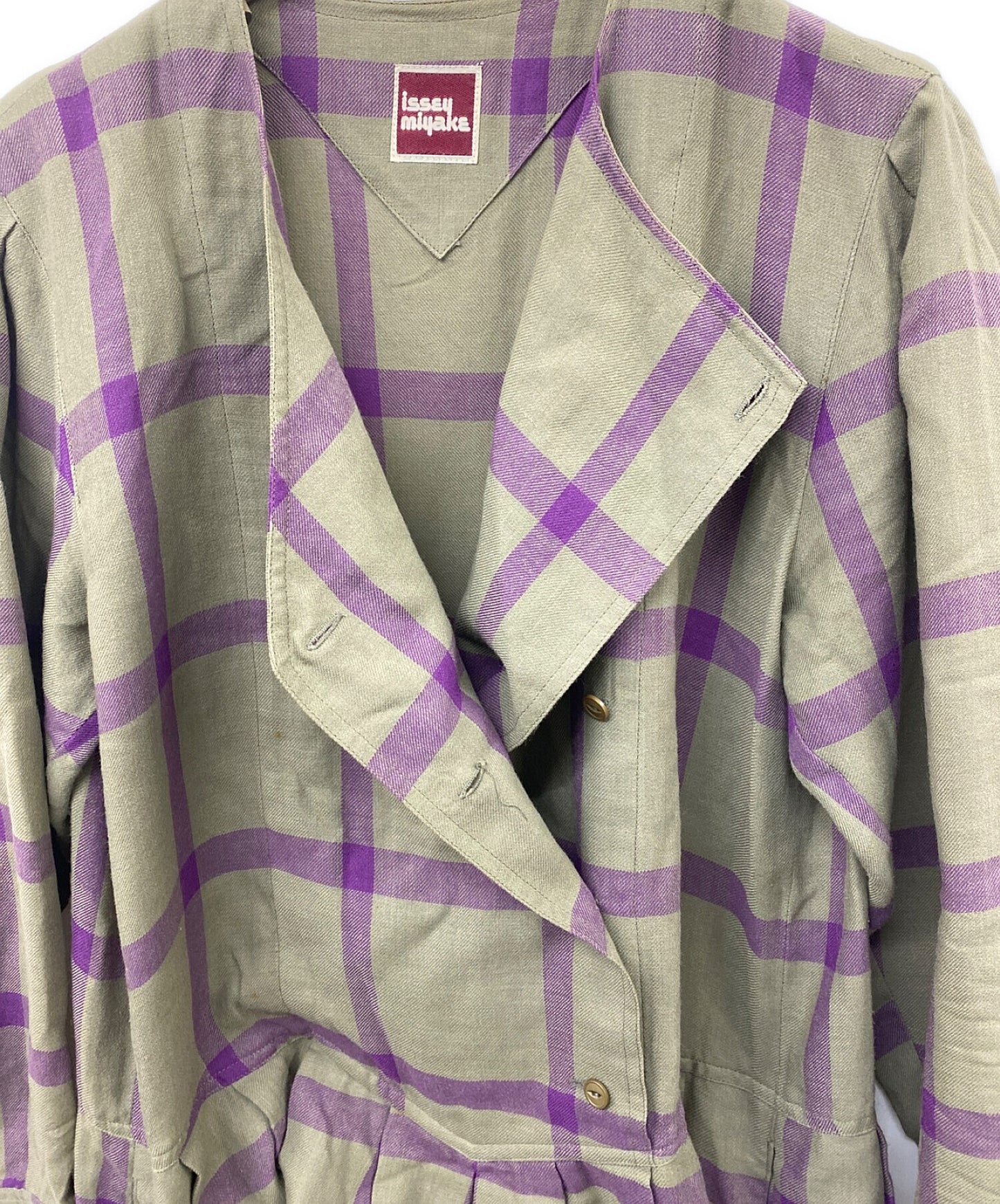 [Pre-owned] ISSEY MIYAKE  70~80's Early Tag Archive Vintage Shirt Dress