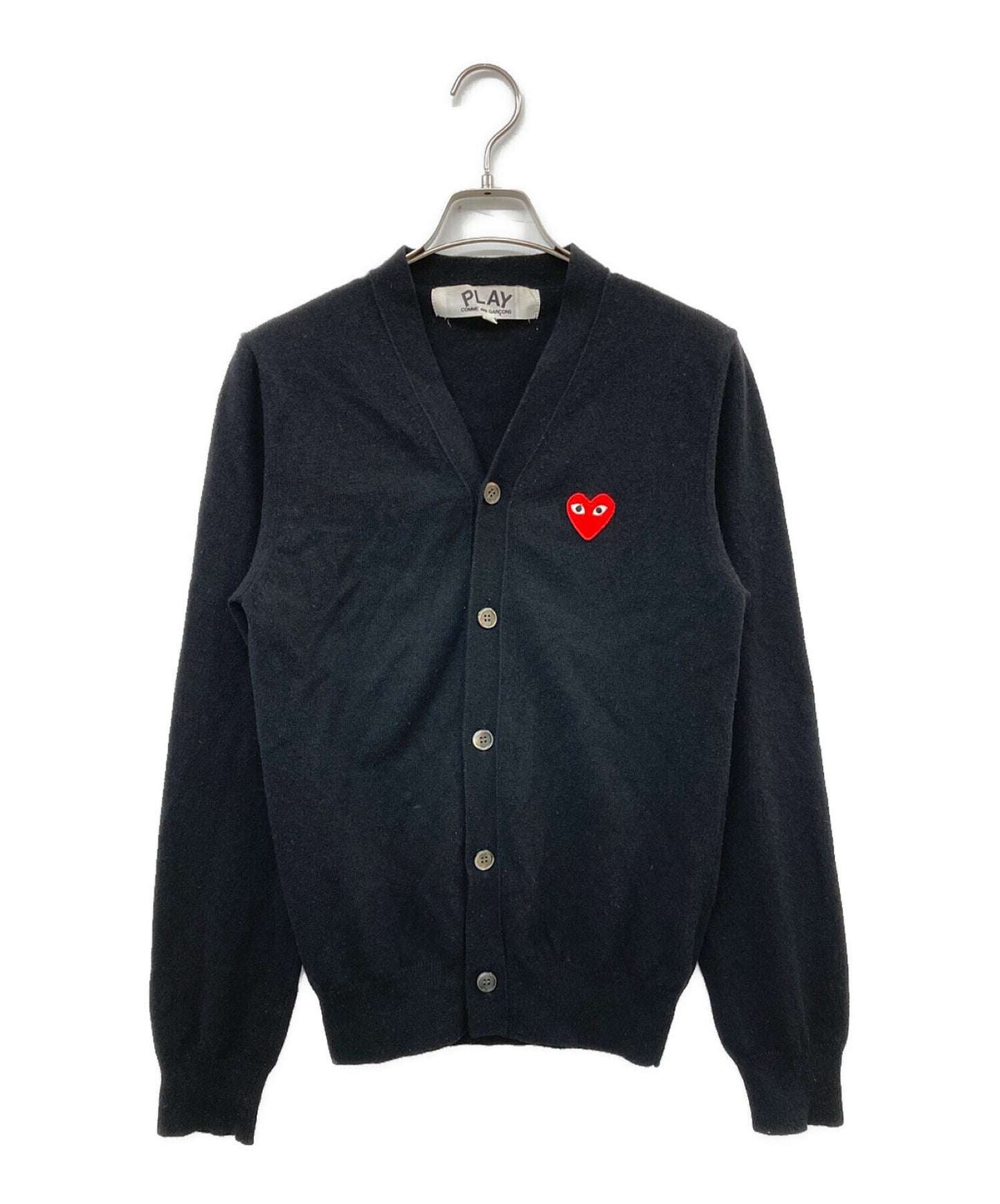 [Pre-owned] PLAY COMME des GARCONS Heart Patch Cardigan AZ-N008
