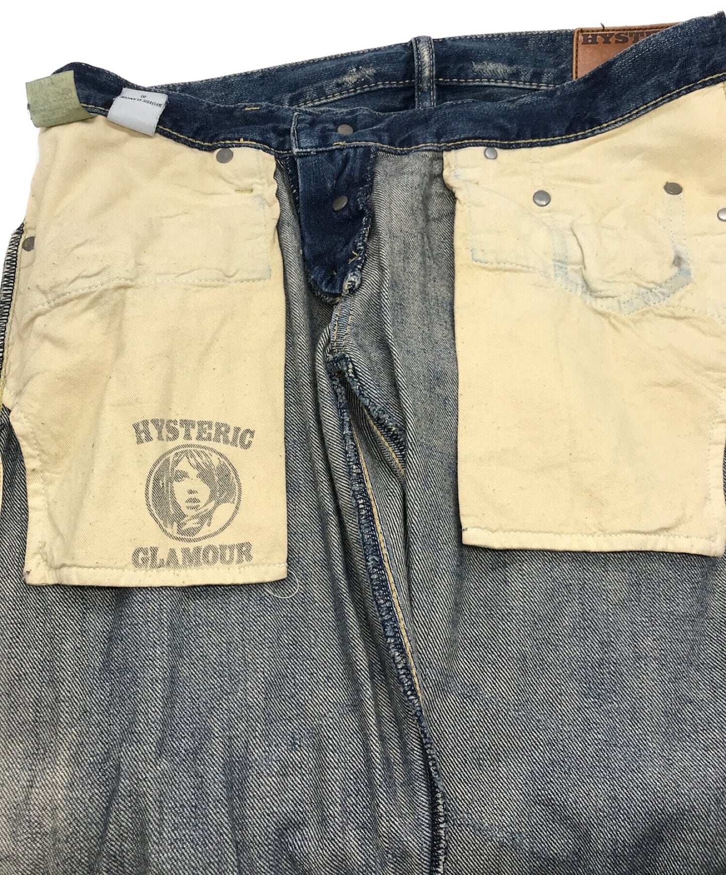 [Pre-owned] Hysteric Glamour SP Processing COLLAGE DENIM PANT 0111AP10