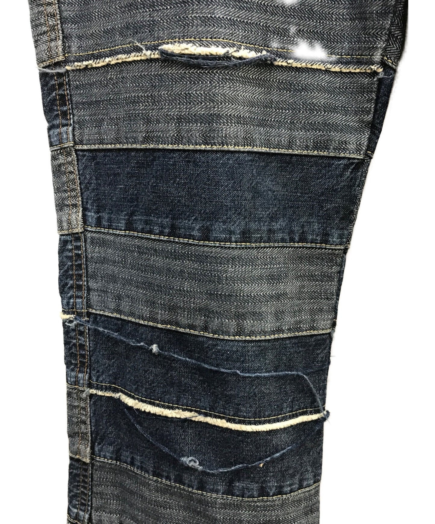 [Pre-owned] Hysteric Glamour Scratch Flare Denim Pants 01193AP02