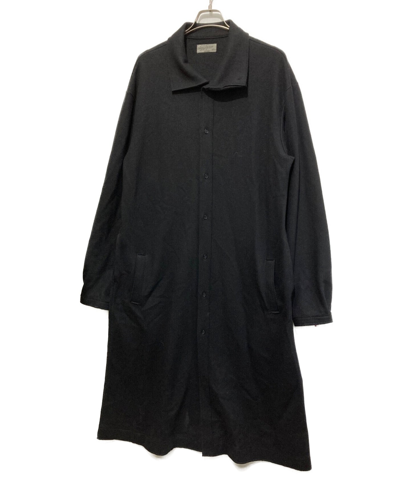 Yohji Yamamoto Pour Homme Wool Coat/Soutain Collar Coat/เสื้อโค้ท/เสื้อยาว HV-T72-173