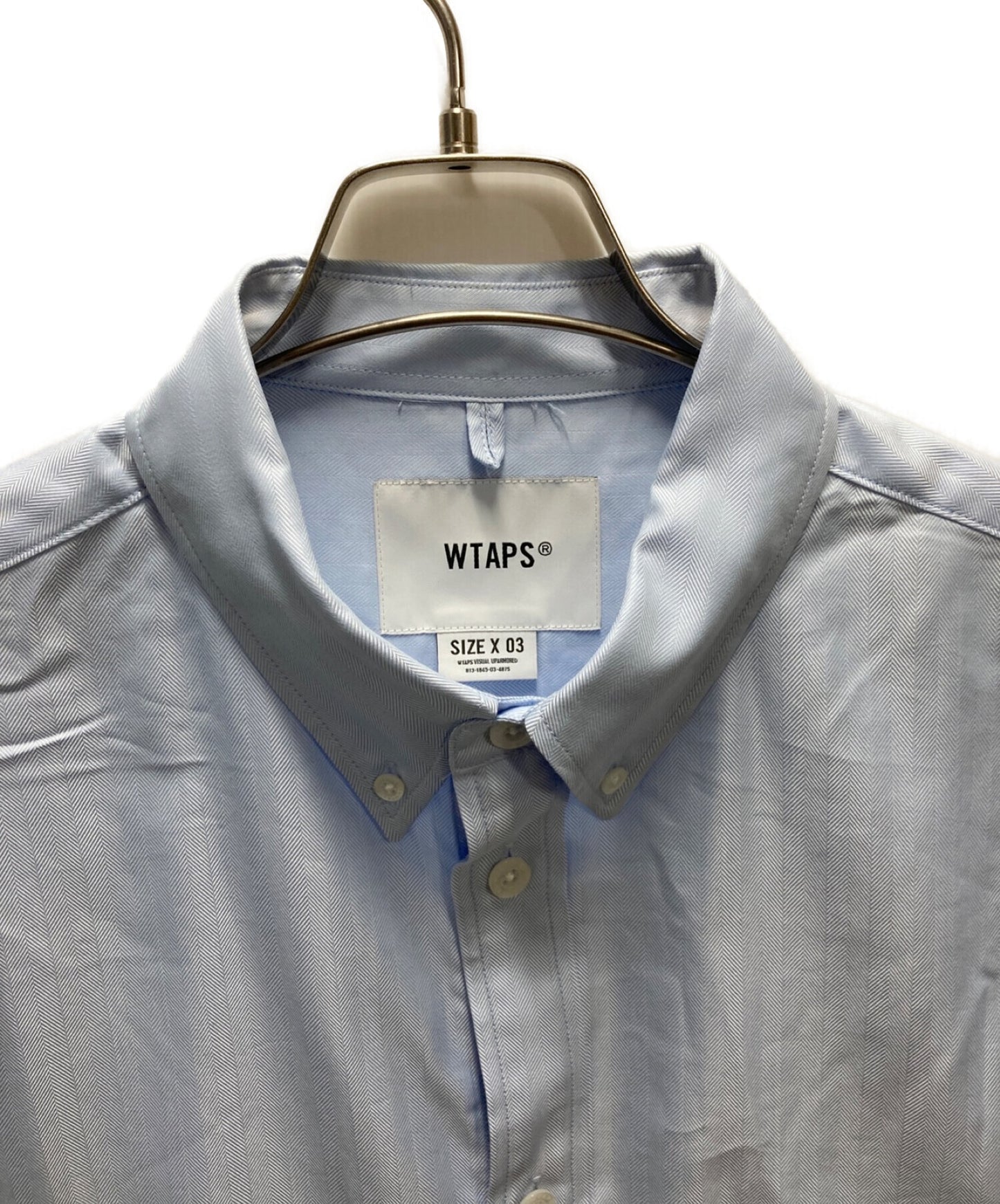 [Pre-owned] WTAPS herringbone shirt 231GWDT-SHM04