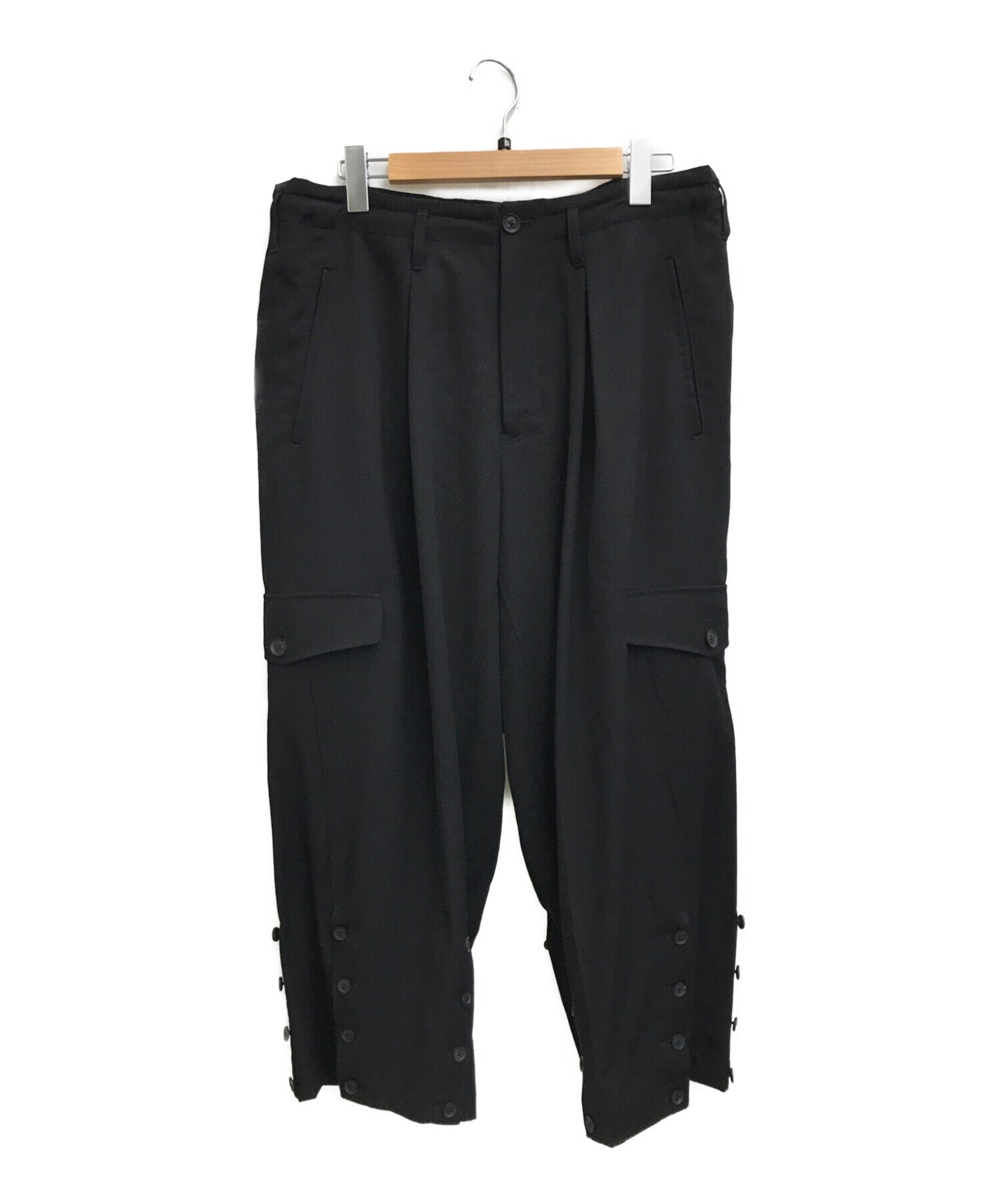 PANZERI - UNI (H) - Pantalon 100% Coton - Noir - Argent - 0 (Noir - Silver,  II - XS) : : Mode