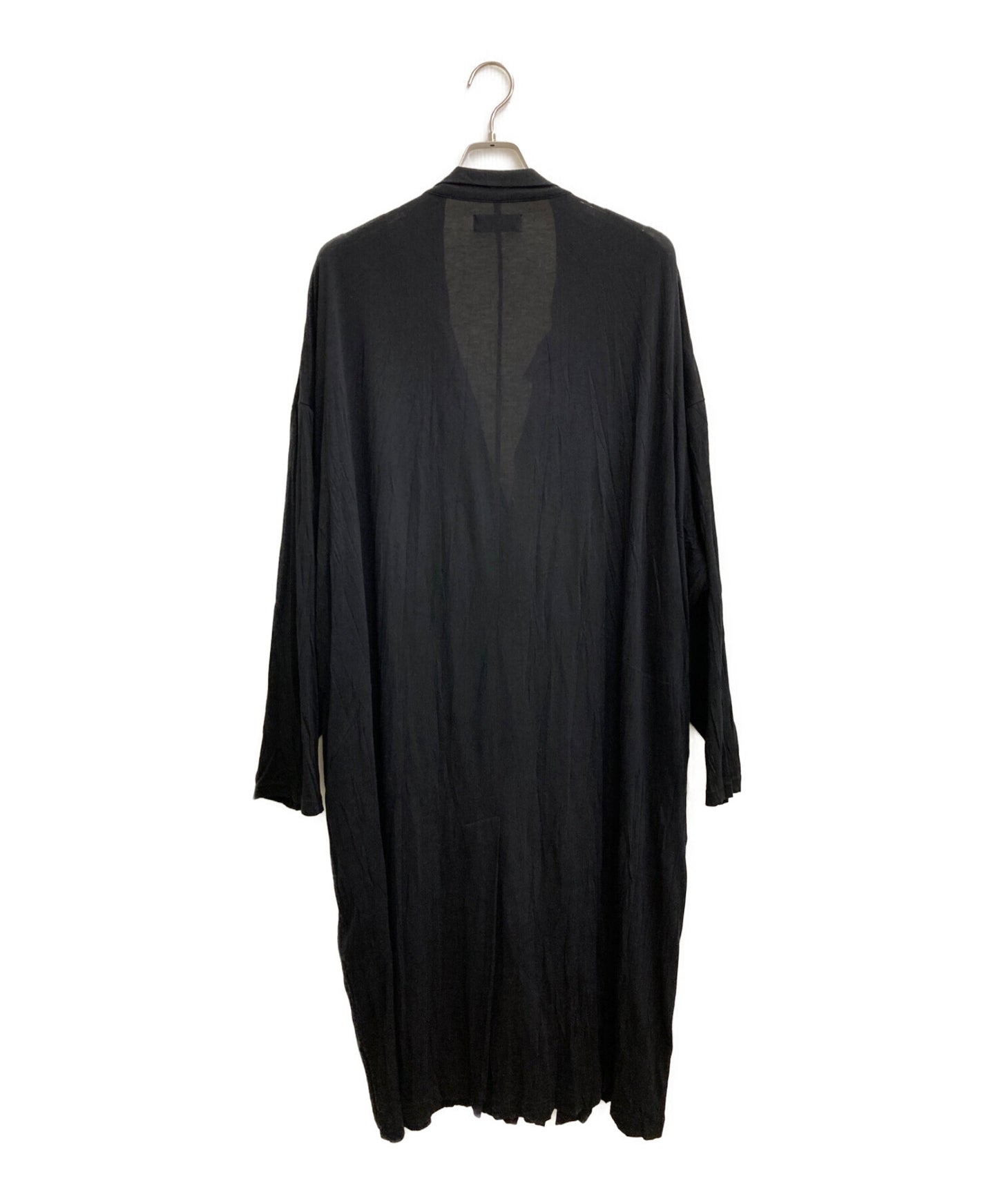 [Pre-owned] Yohji Yamamoto POUR HOMME 21SS TE/RY PLAIN STITCH WRINKLE LONG JACKET HD-T11-270