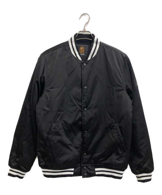 [Pre-owned] A BATHING APE Embroidered Varsity Jacket/Cotton Jacket/Varsity Jacket/Blouson/Jacket/Outerwear 007LJF301002X