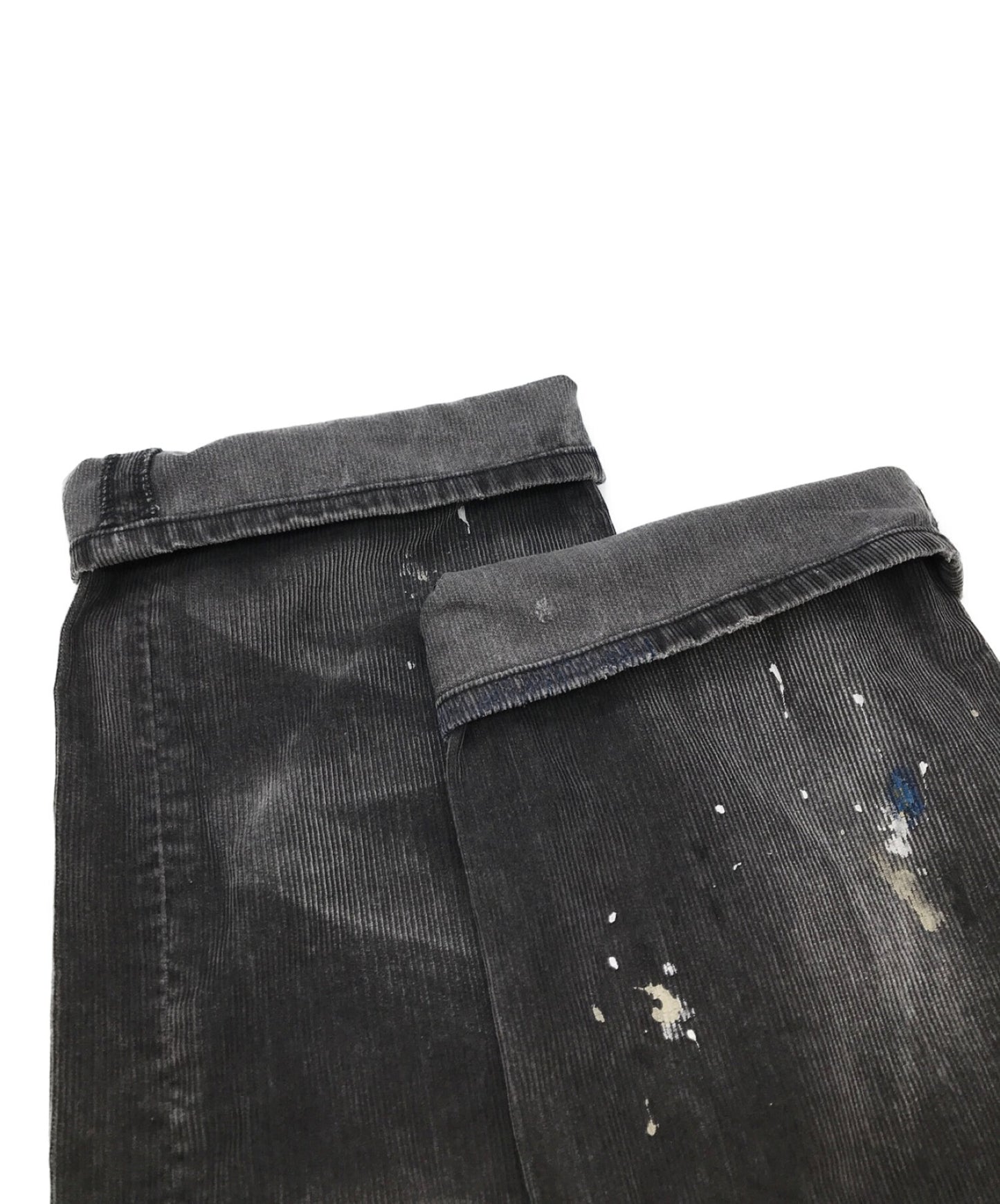 [Pre-owned] NEIGHBORHOOD MID STRAIGHT / Damaged Painted Corduroy Pants / Straight Pants / USED / Painted / Bottoms DCNH-PT-M119