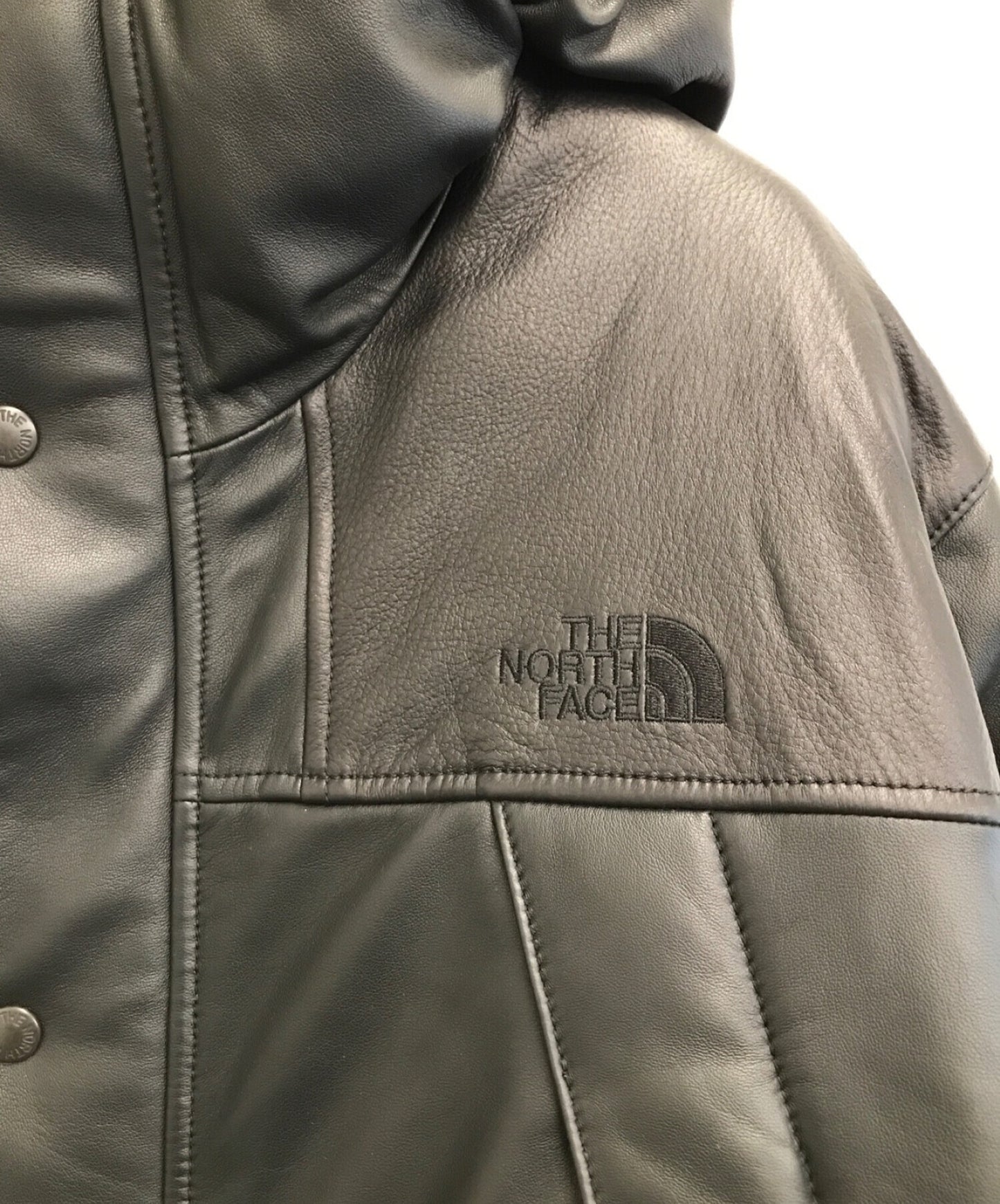 [Pre-owned] THE NORTHFACE PURPLELABEL Mountain Down Leather Jacket / Leather Jacket / Mountain Jacket / Hooded Jacket / Down Jacket / Outerwear ND2868N