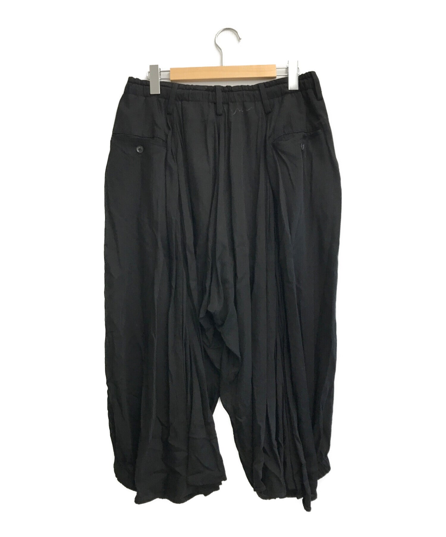 [Pre-owned] YOHJI YAMAMOTO 19SS Cupra Twill KARASU Pants HH-P48-201 –  Archive Factory