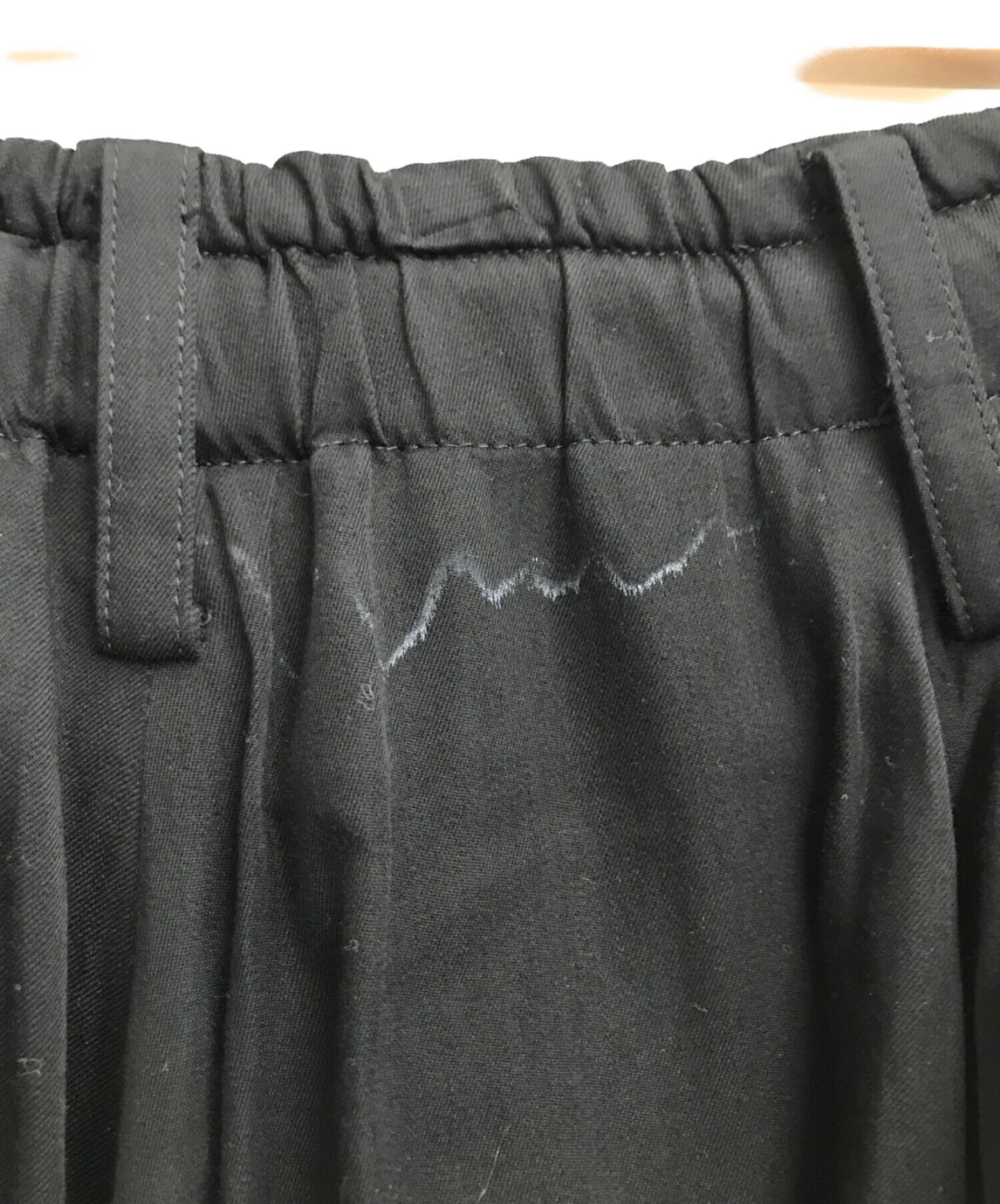 Yohji Yamamoto 19SS Cupra Twill Karasu裤子HH-P48-201