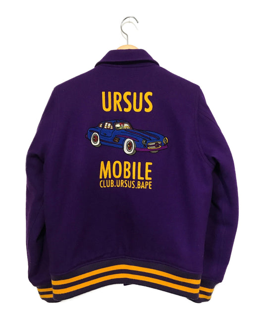 [Pre-owned] URSUS BAPE Wool Stadium Jacket
