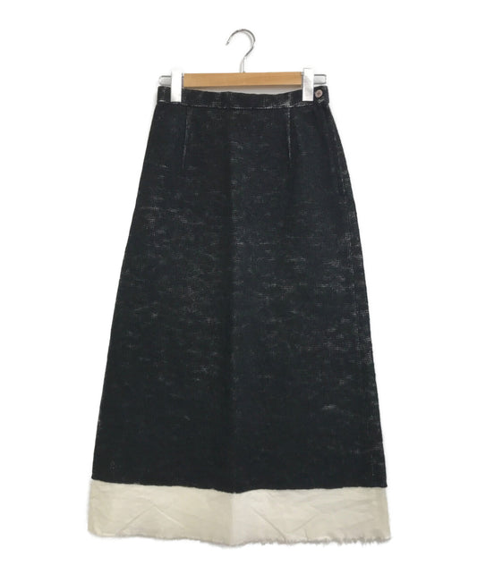 [Pre-owned] tricot COMME des GARCONS [OLD] Linen Long Skirt TS-10029M