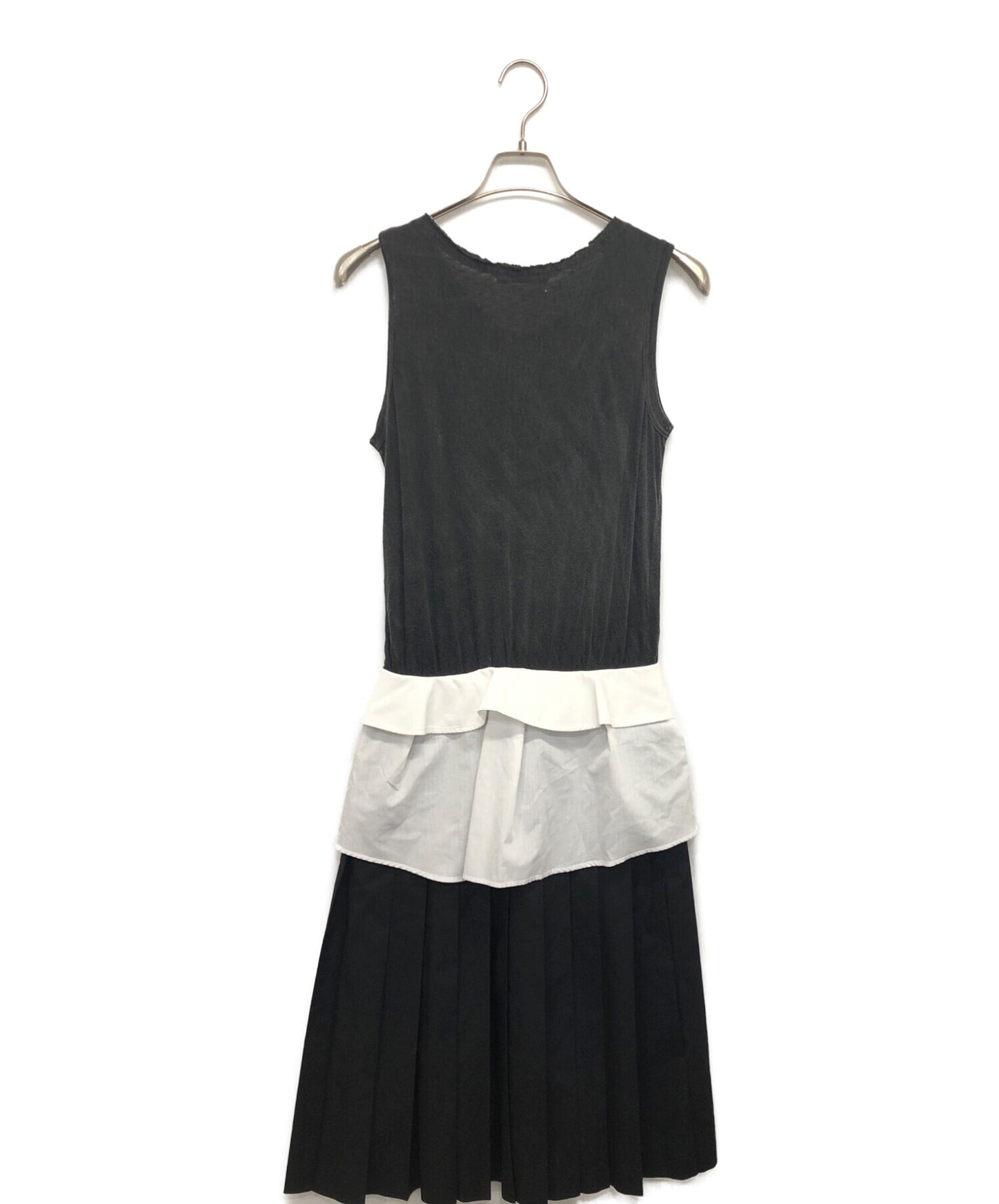 [Pre-owned] UNDERCOVER layered pleated T-shirt dress UC1A1706-1