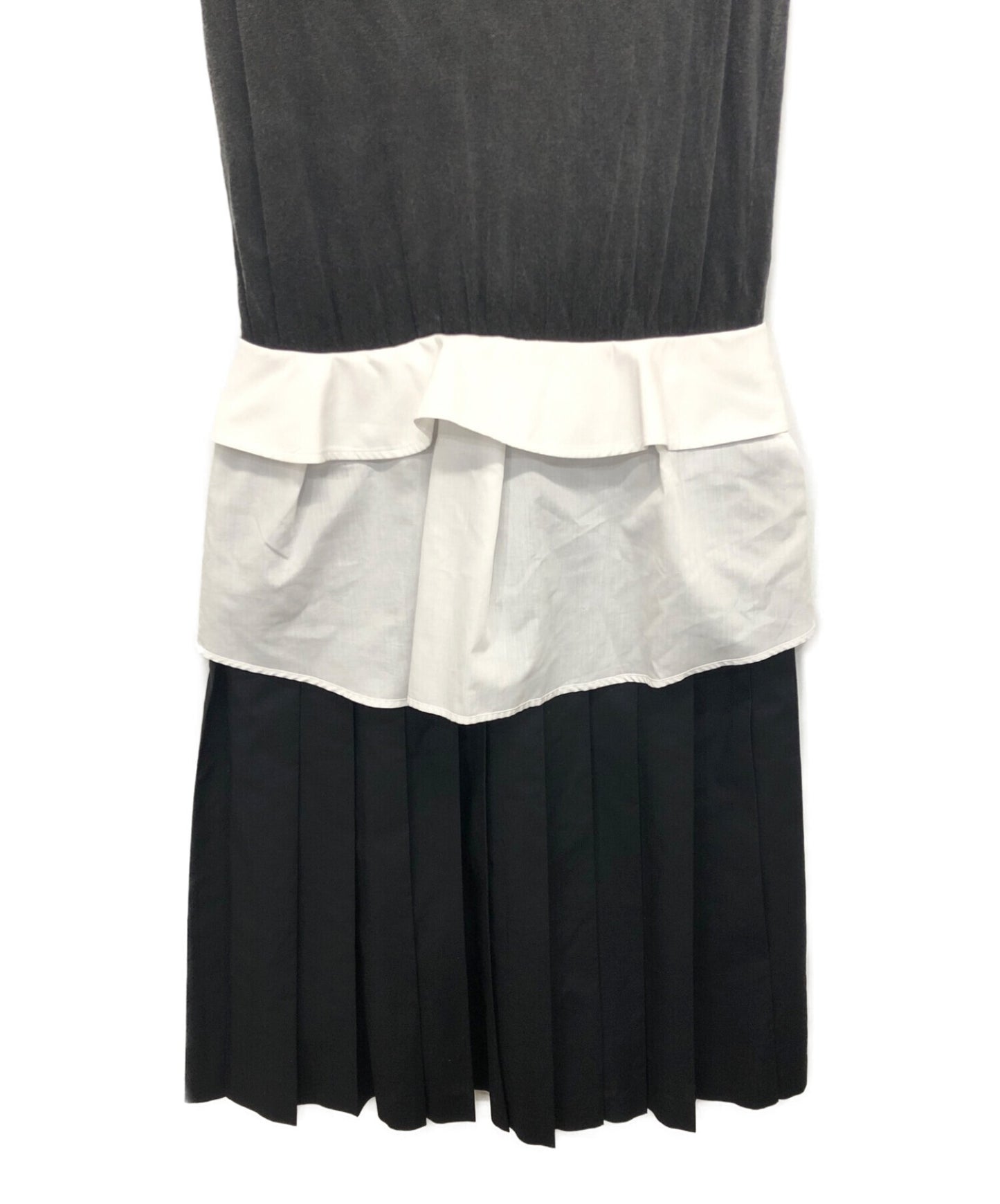 [Pre-owned] UNDERCOVER layered pleated T-shirt dress UC1A1706-1