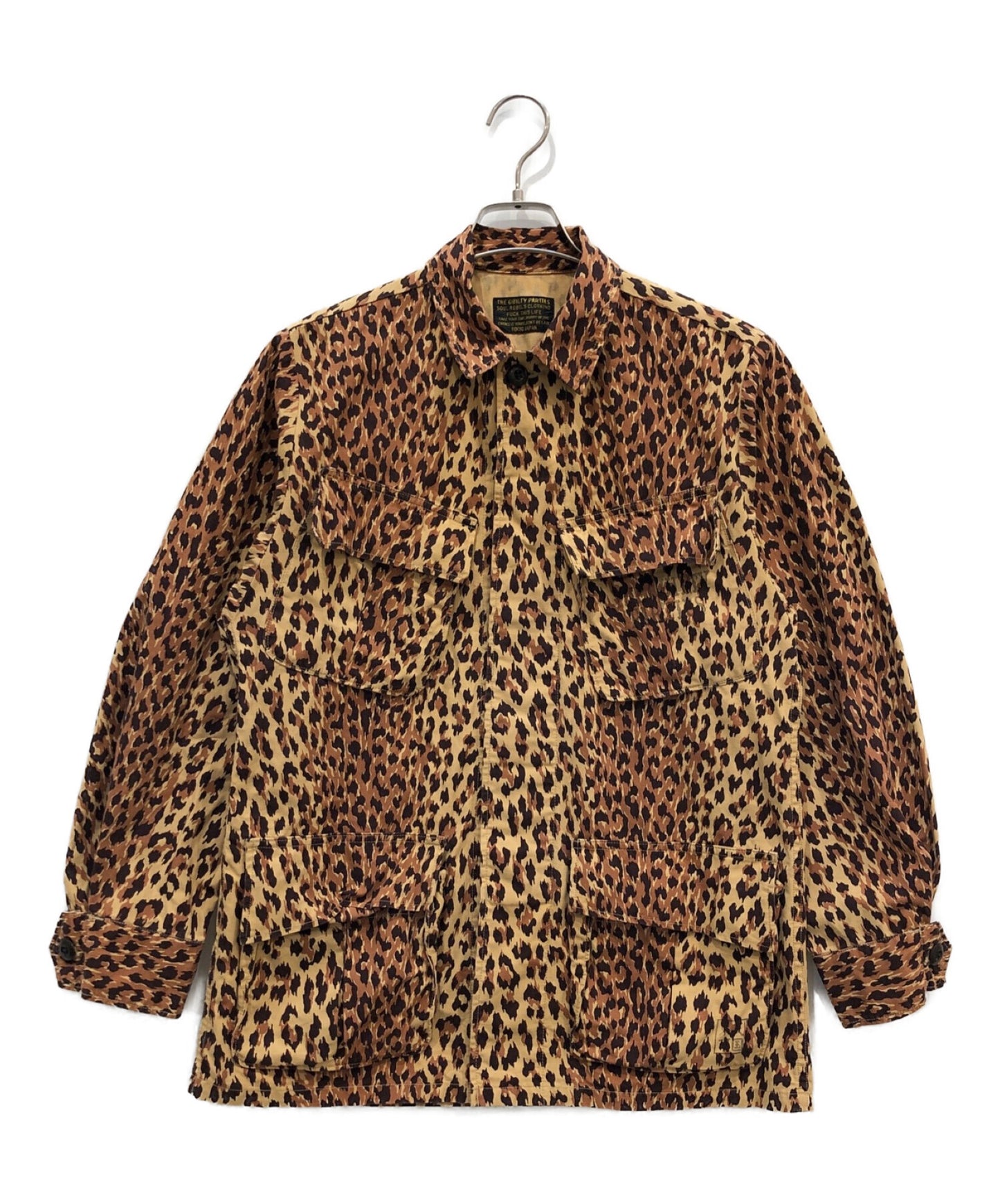 Wacko Maria Leopard Jungle Fatigue Shirt