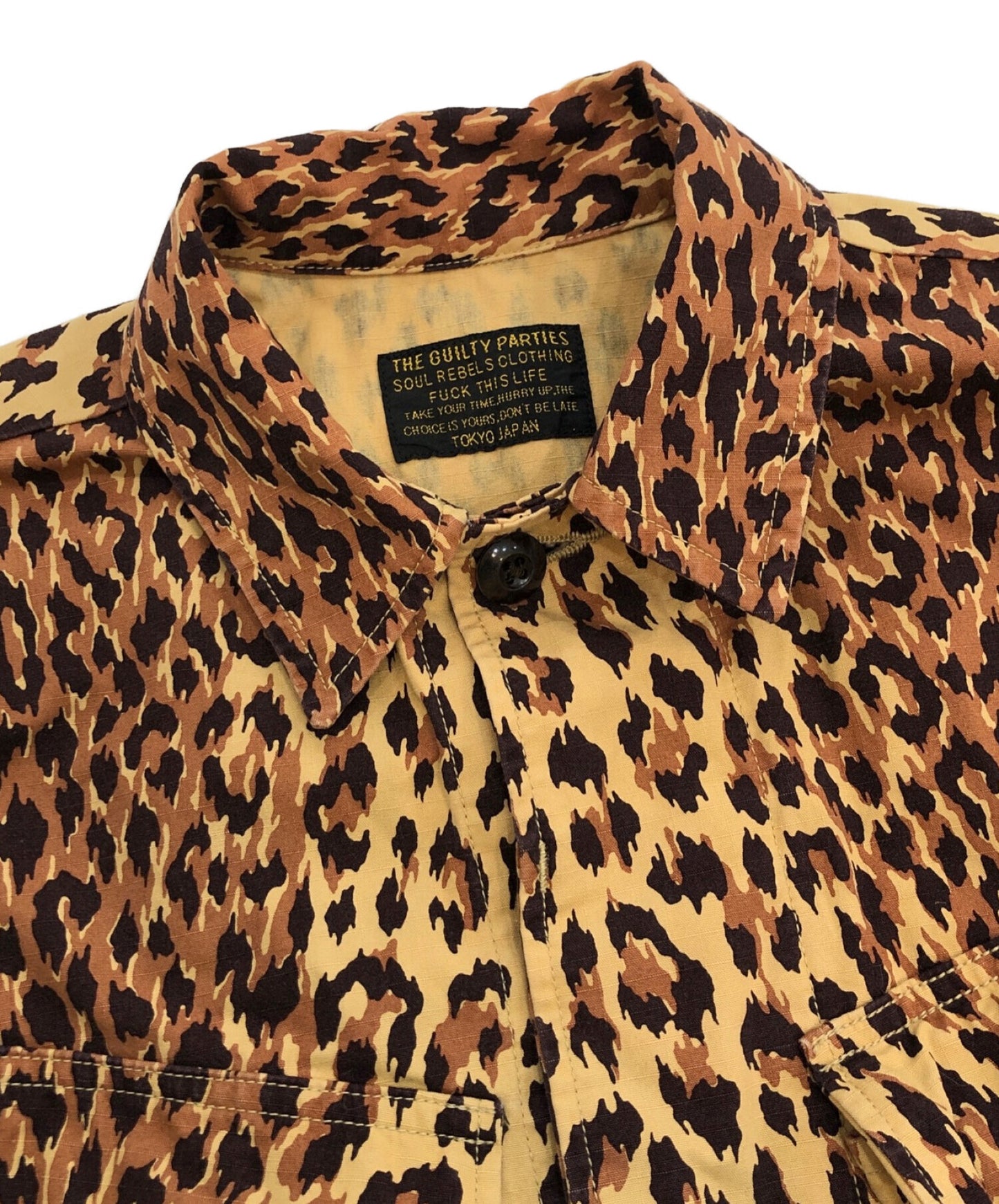 WACKO MARIA Leopard Jungle Fatigue Shirt | Archive Factory