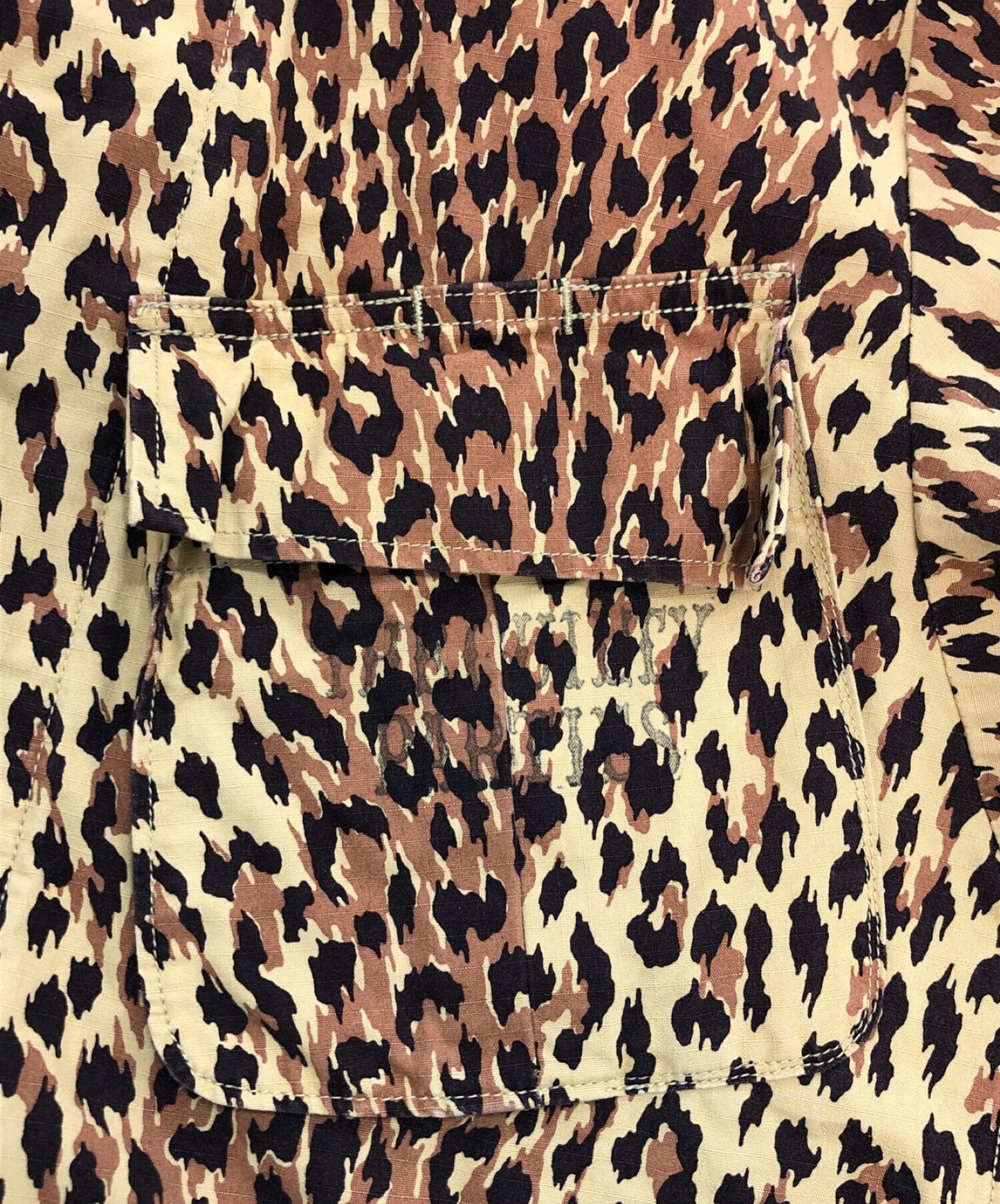 [Pre-owned] WACKO MARIA Leopard Jungle Fatigue Shirt