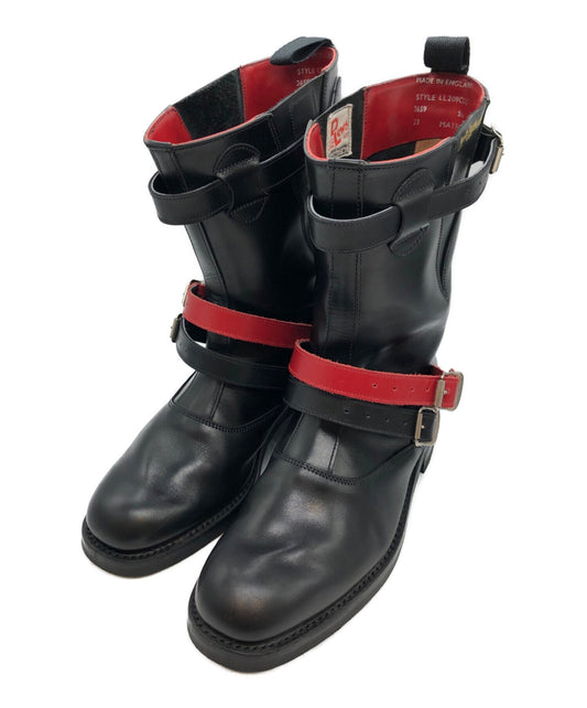 [Pre-owned] Lewis Leathers Double Strap Short Boots PL-K103-001-1-1