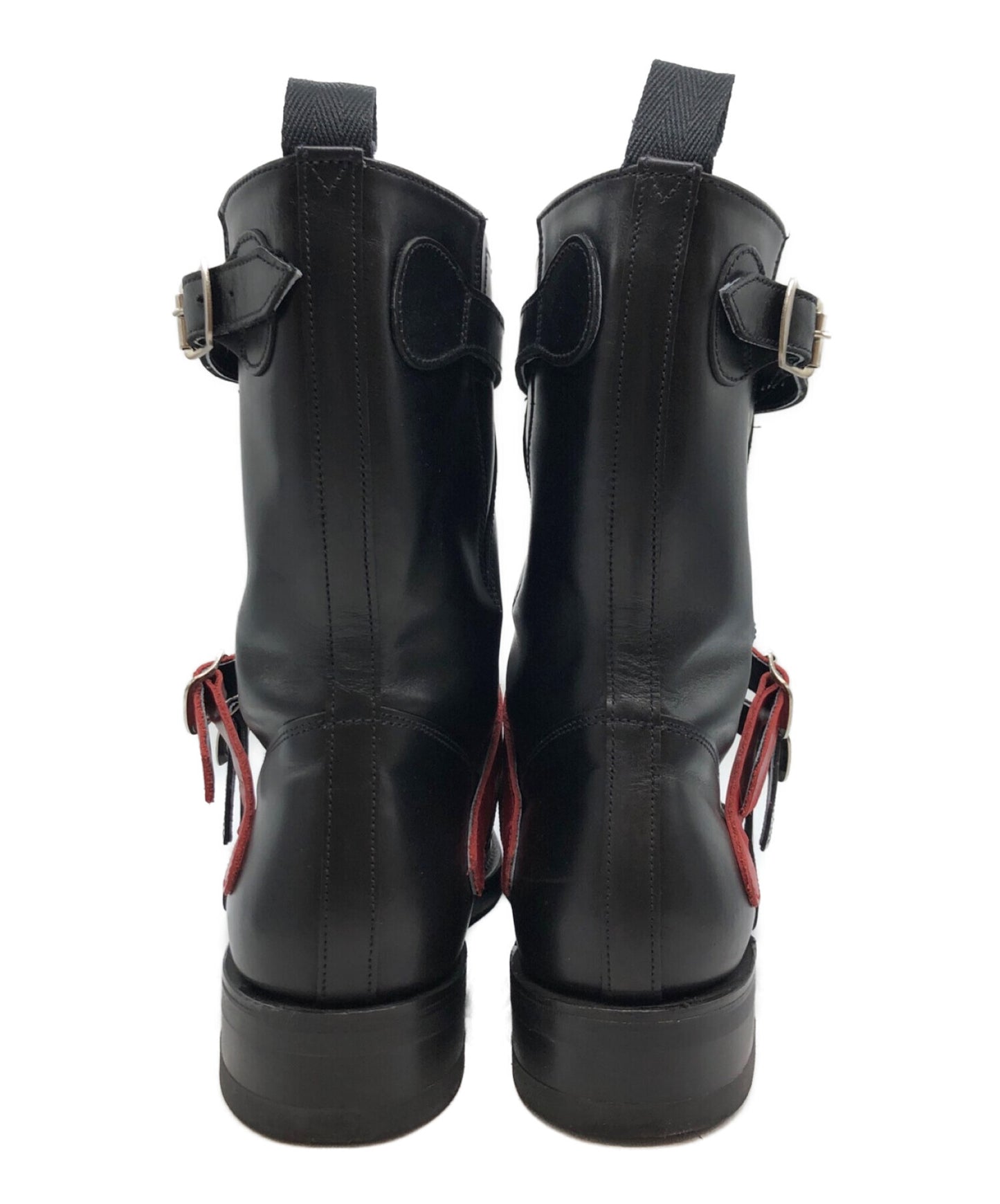 [Pre-owned] Lewis Leathers Double Strap Short Boots PL-K103-001-1-1