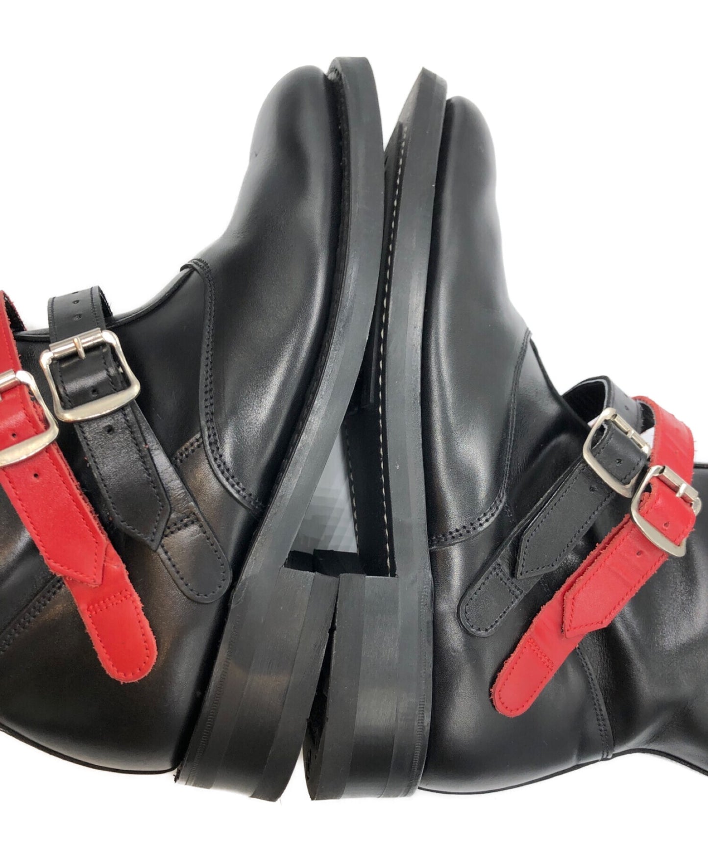 [Pre-owned] Lewis Leathers Double Strap Short Boots PL-K103-001-1-1