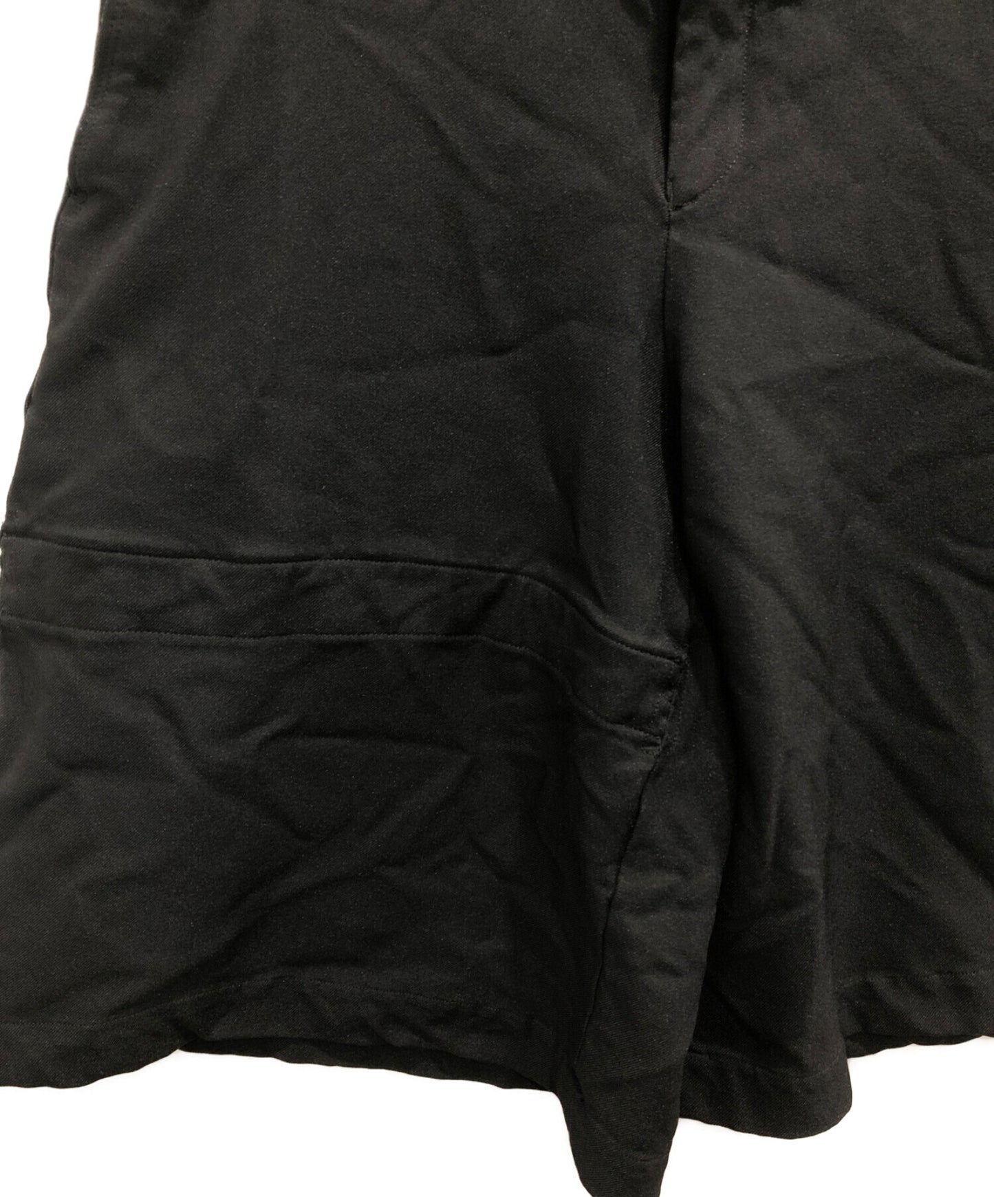 Black Comme des Garcons Polyester Half Pants 1p-P016