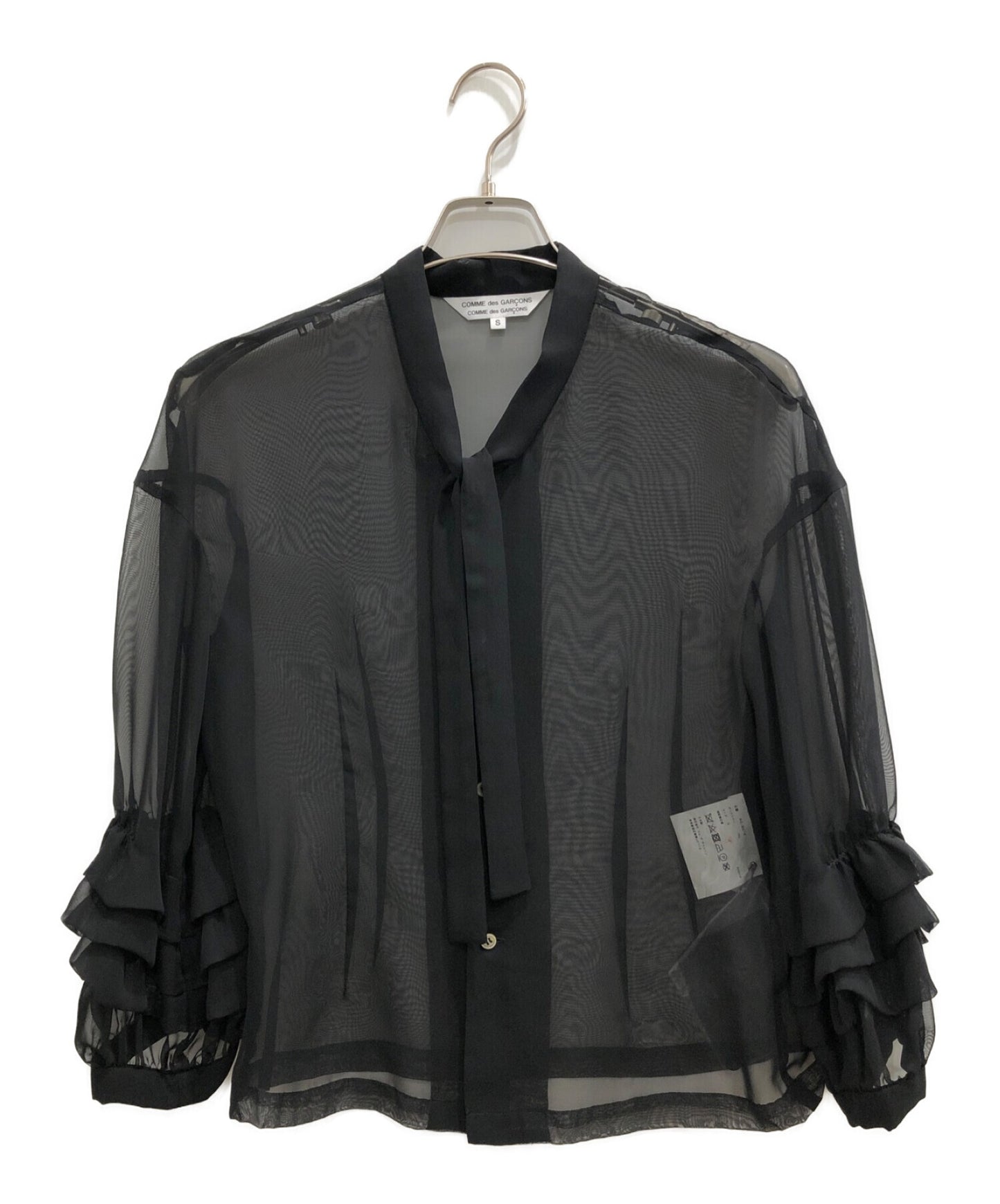 Comme des garcons comme des garcons sheer blouse re-b018