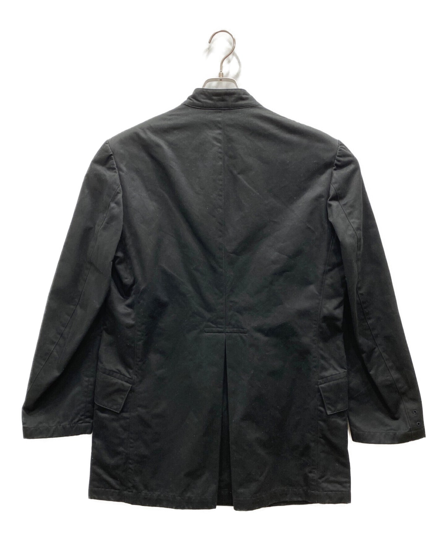 Yohji Yamamoto는 변하기 쉬운 버튼과 함께 Homme 대형 재킷을 부어 HQ-J13-010