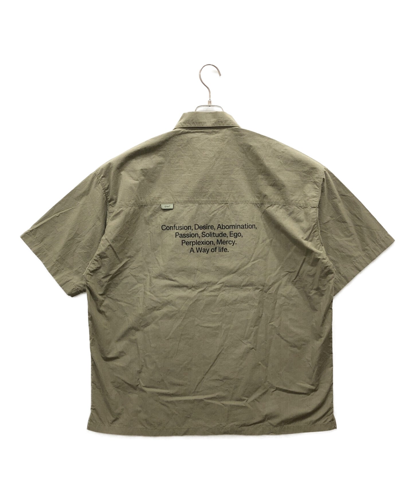 [Pre-owned] WTAPS INGREDIENT / SS / COTTON. BROADCLOTH BRDT-PTM01