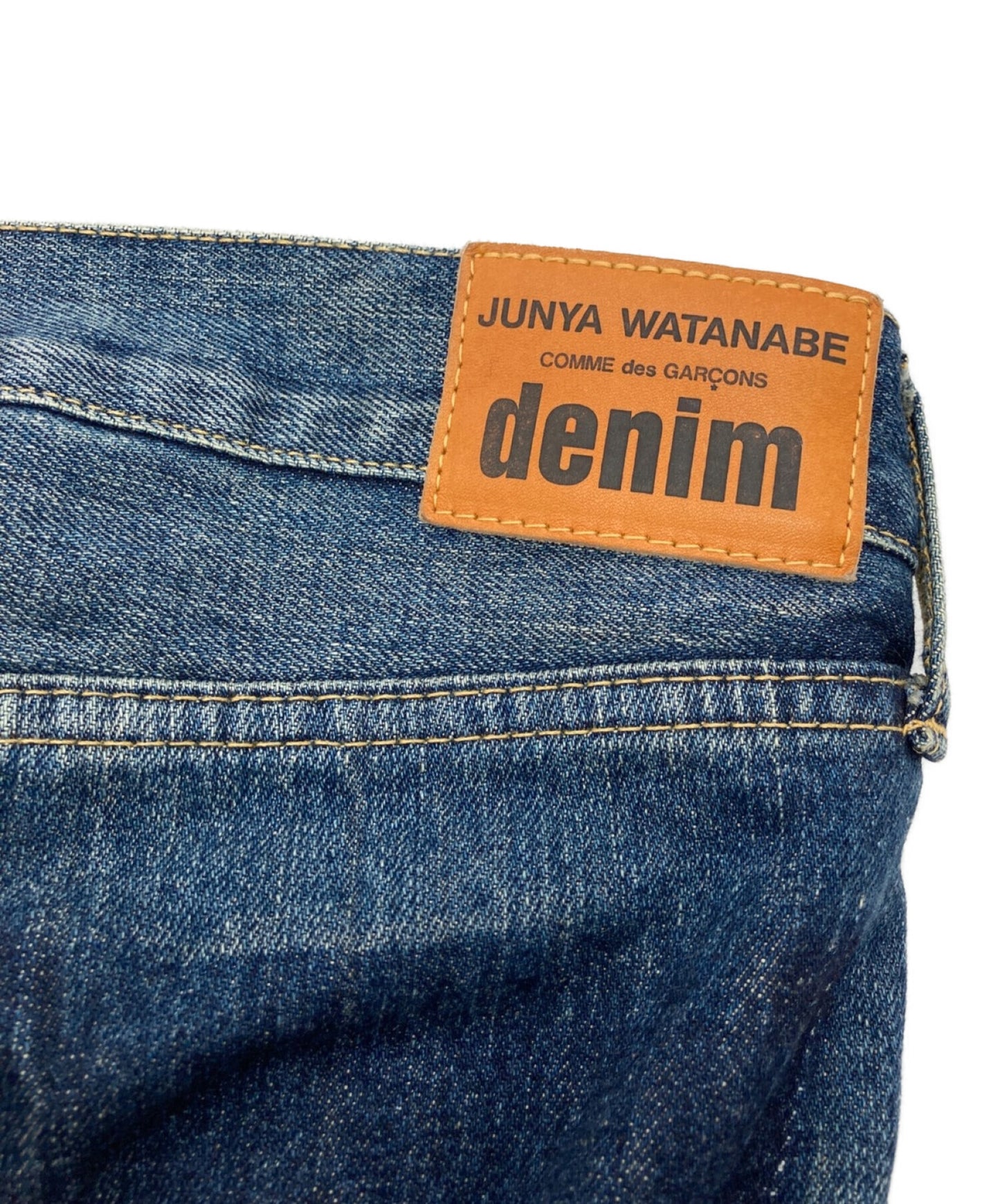 [Pre-owned] JUNYA WATANABE COMME des GARCONS Reconstructed Denim Check Skirt XE-X012