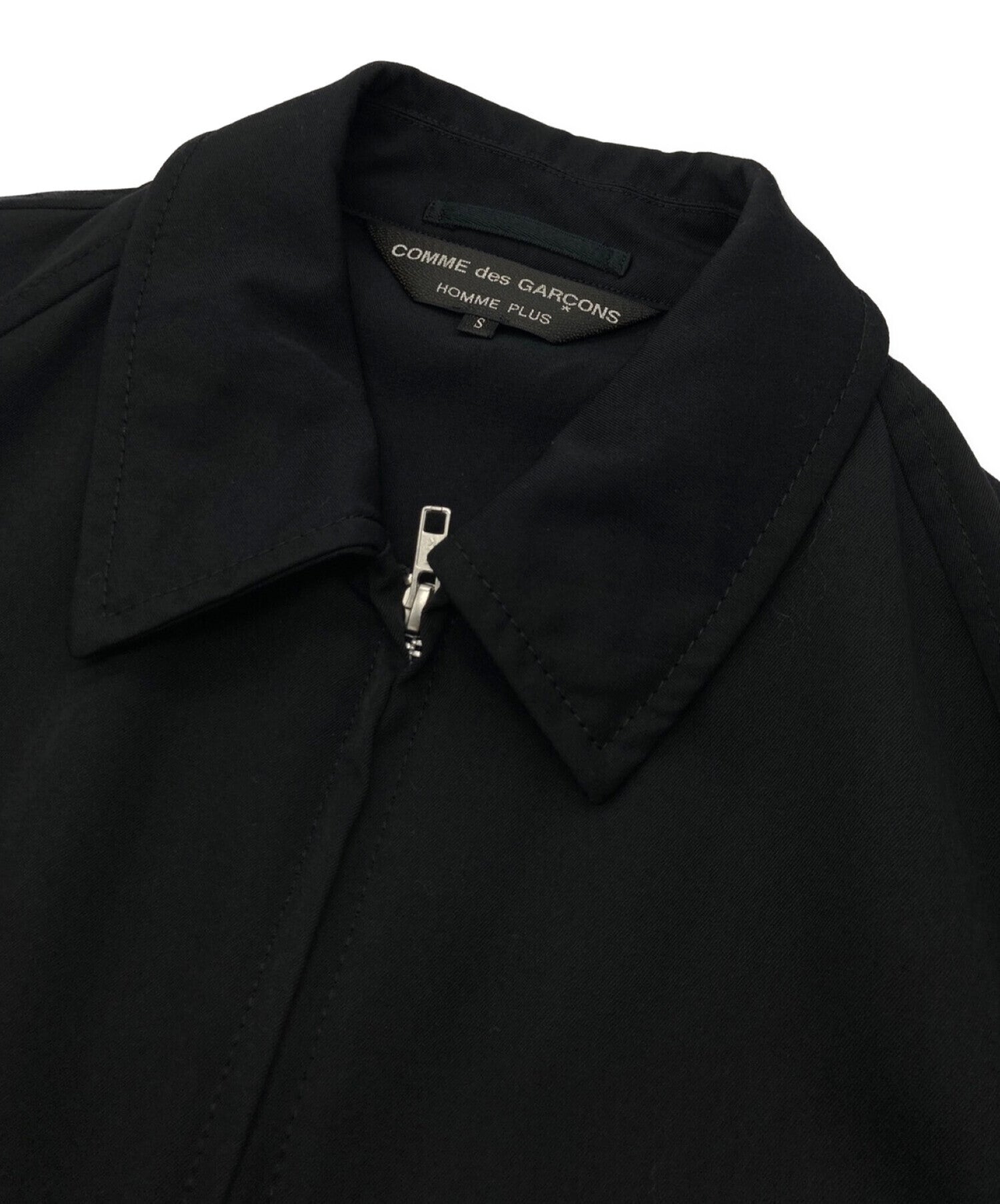 Pre-owned] COMME des GARCONS Homme Plus Wool gaber zip-up jacket 