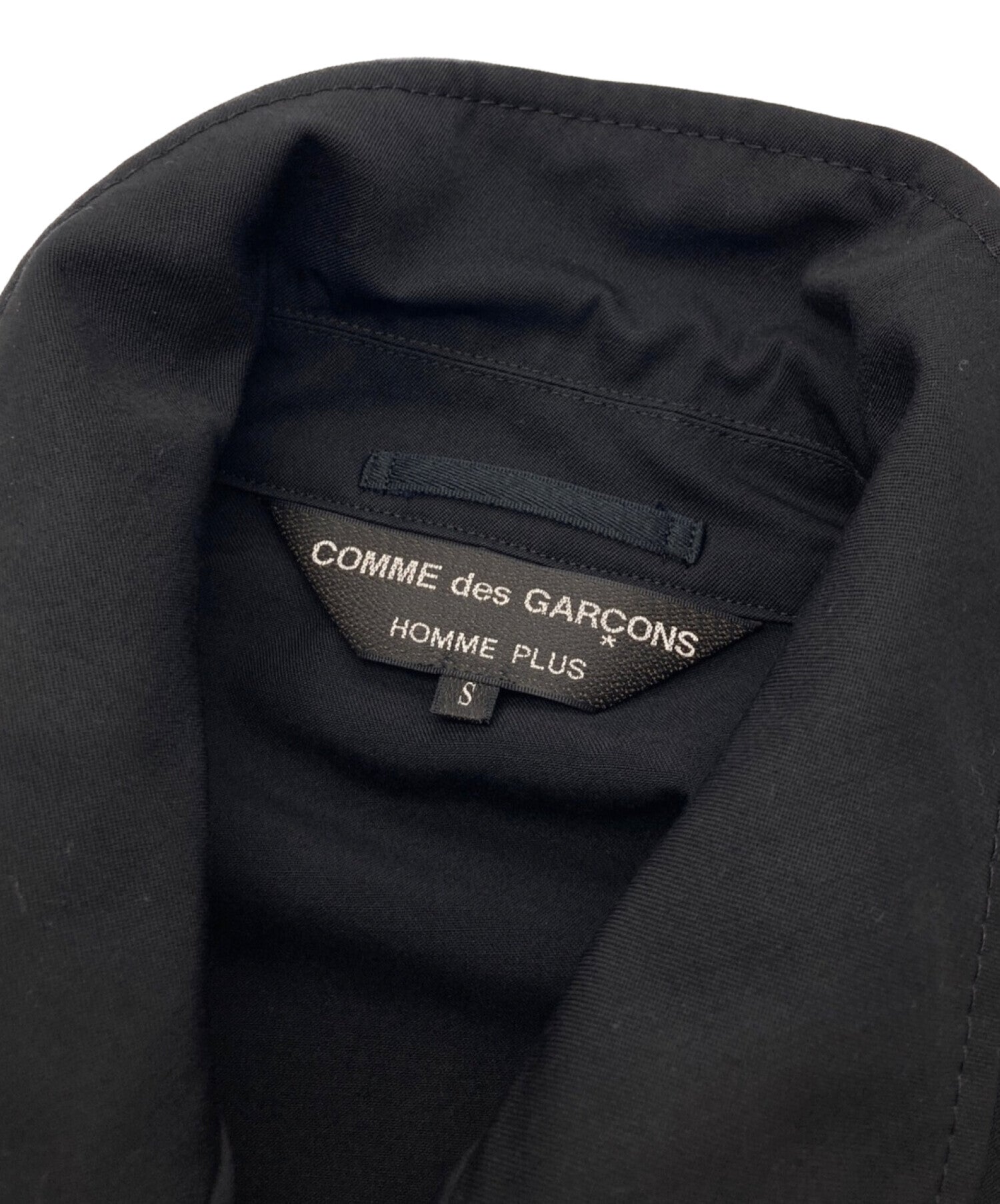 Pre-owned] COMME des GARCONS Homme Plus Wool gaber zip-up jacket 