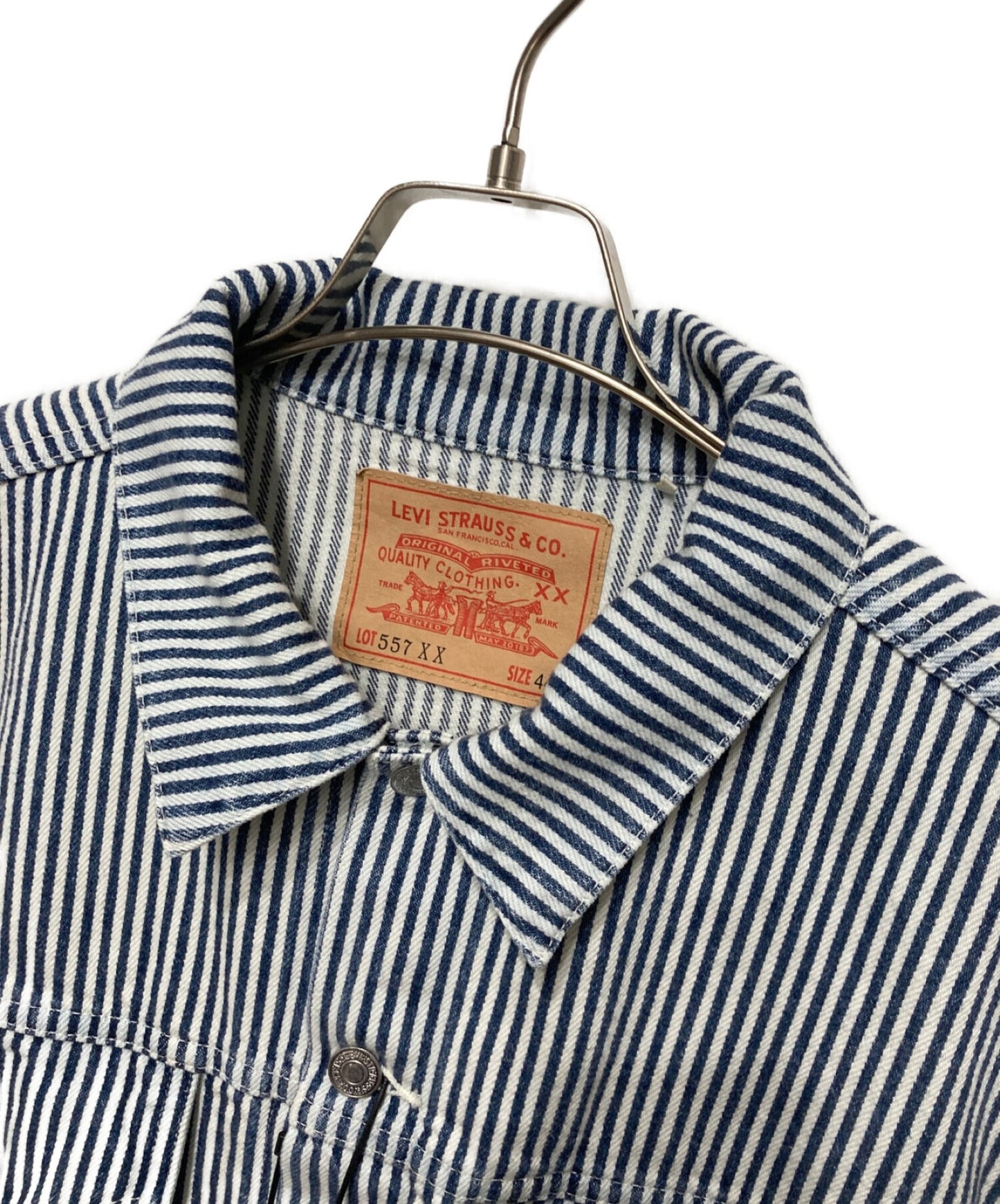 NIGO×LEVI'S HICKORY STRIPE TRUCKER JACKET 557XX | Archive Factory