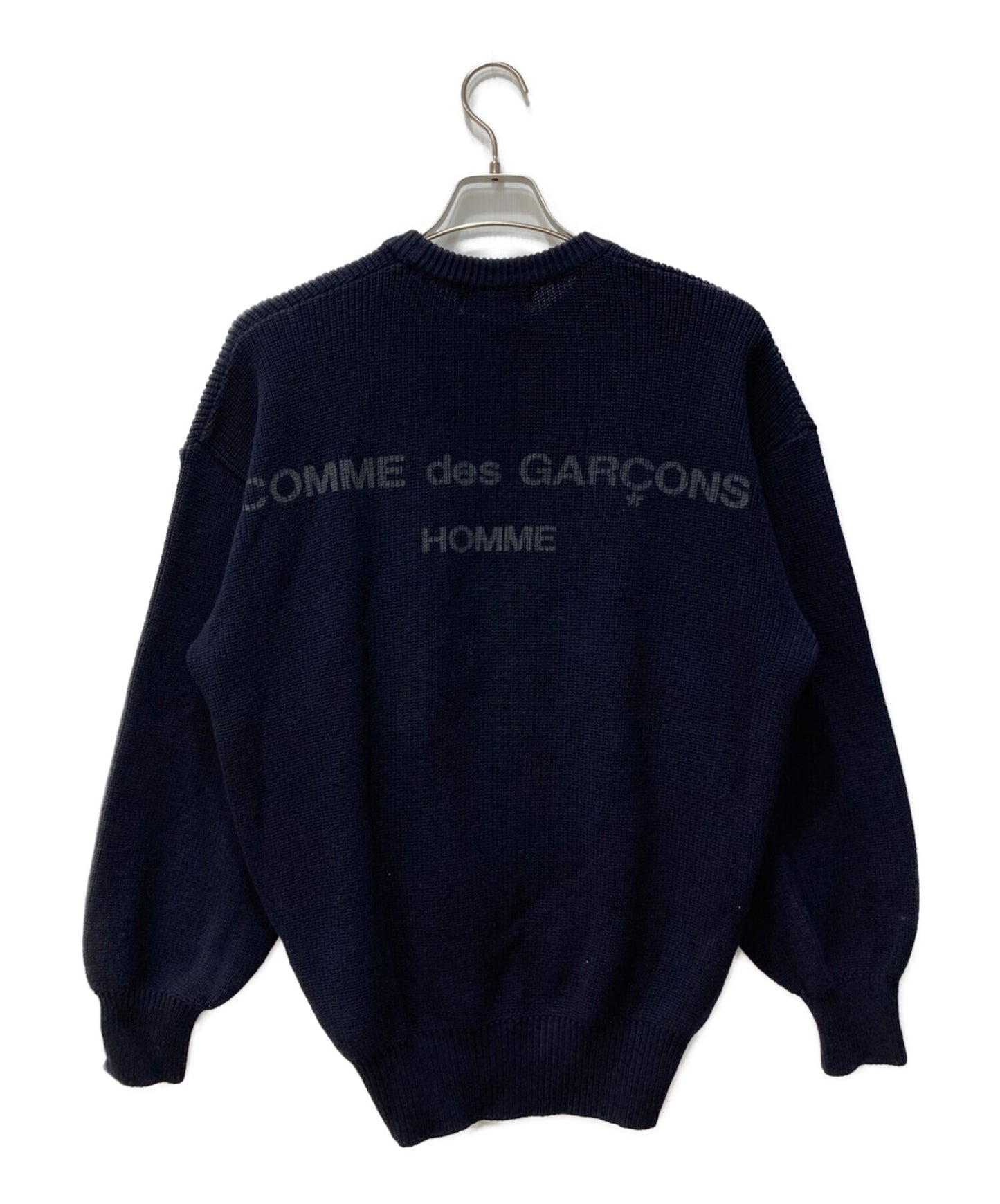 Comme des Garcons Homme [Old] Back徽標針織HN-1110250