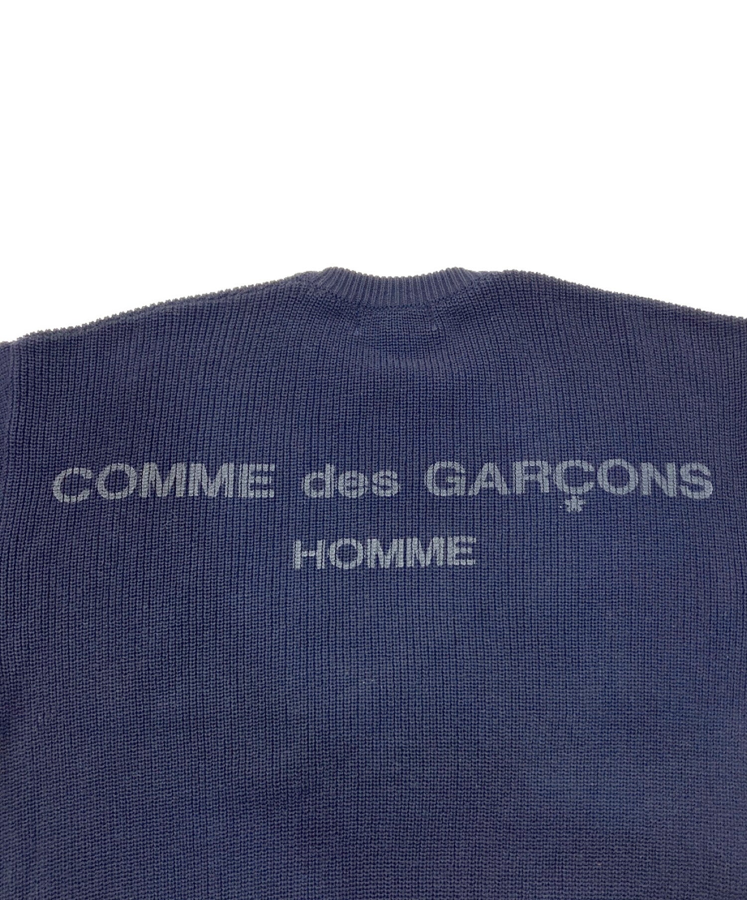 Pre-owned] COMME des GARCONS HOMME [OLD] Back Logo Knit HN-110250