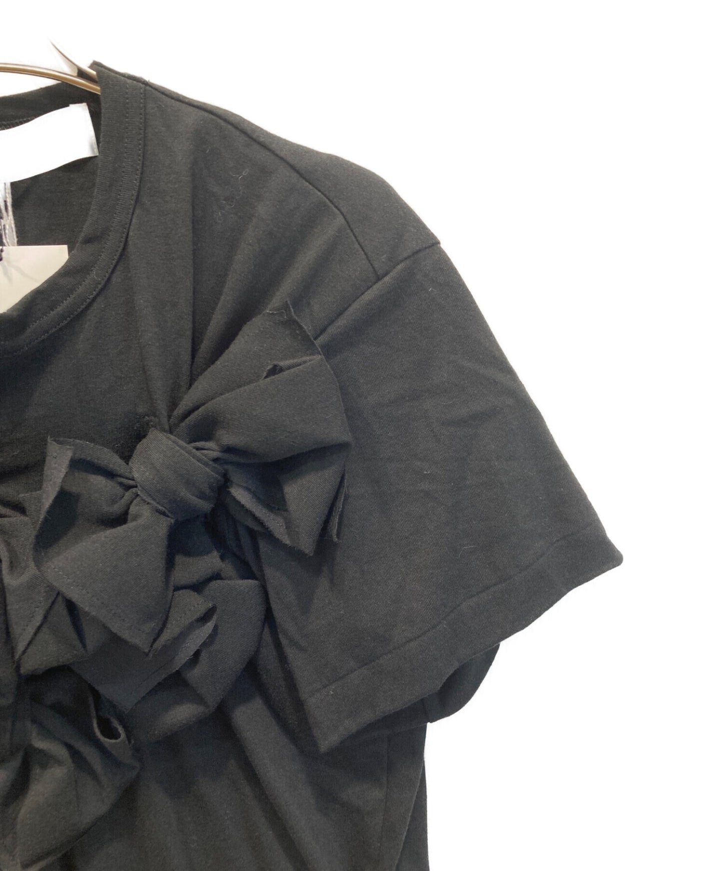 [Pre-owned] TAO COMME des GARCONS Ribbon detail T-shirt, short sleeves, short sleeves, crew neck, cotton TK-T020