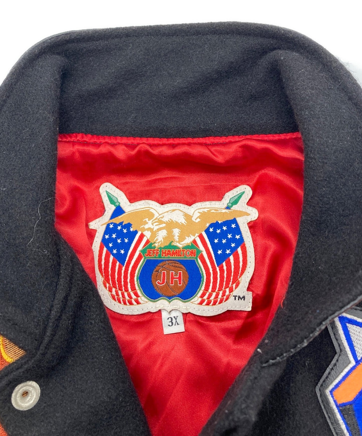 傑夫·漢密爾頓（Jeff Hamilton）徽標Wappen Varsity夾克