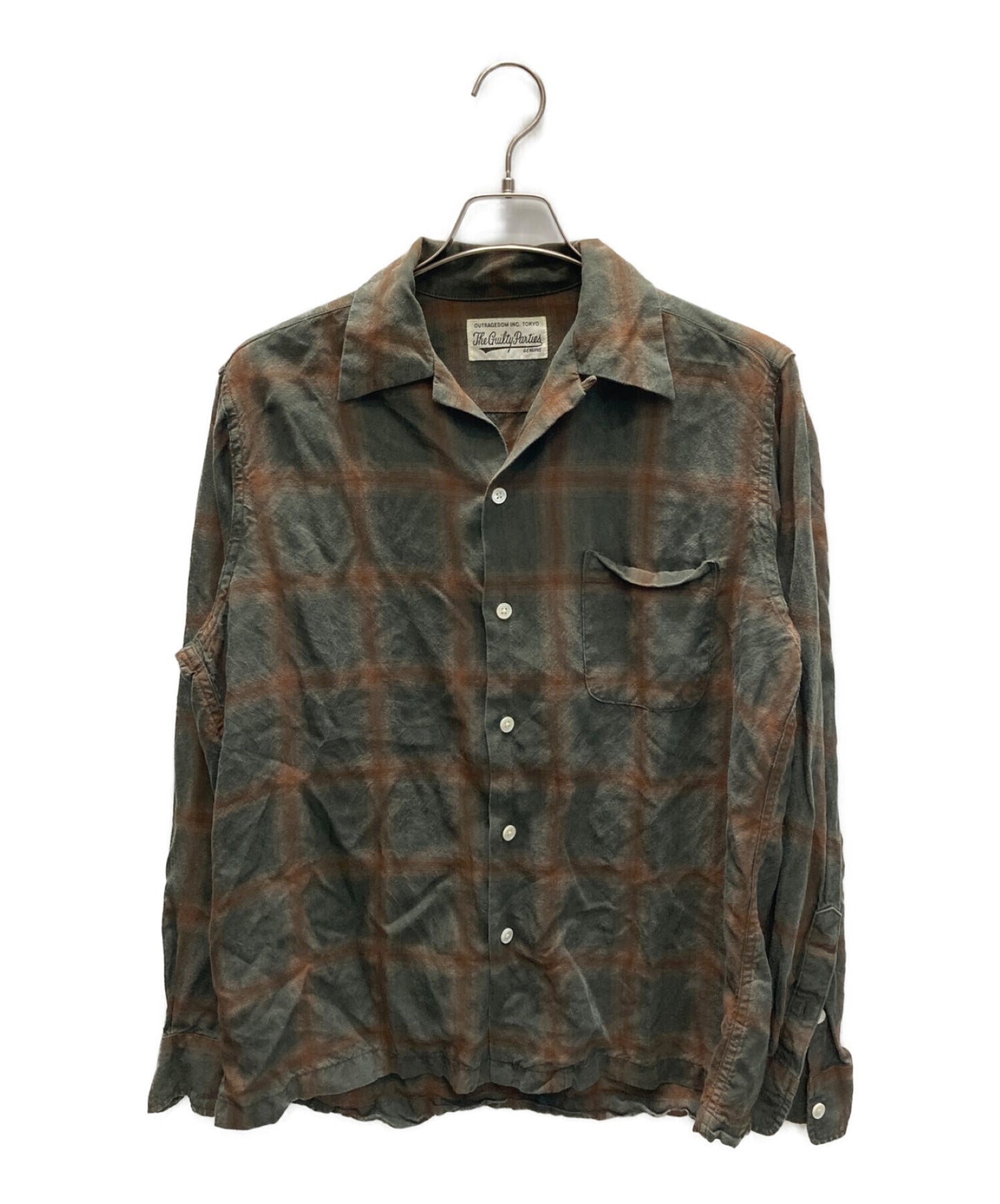 投げ売り WACKOMARIA OMBRAY CHECK OPENCOLLAR SHIRT | gcvalues.com