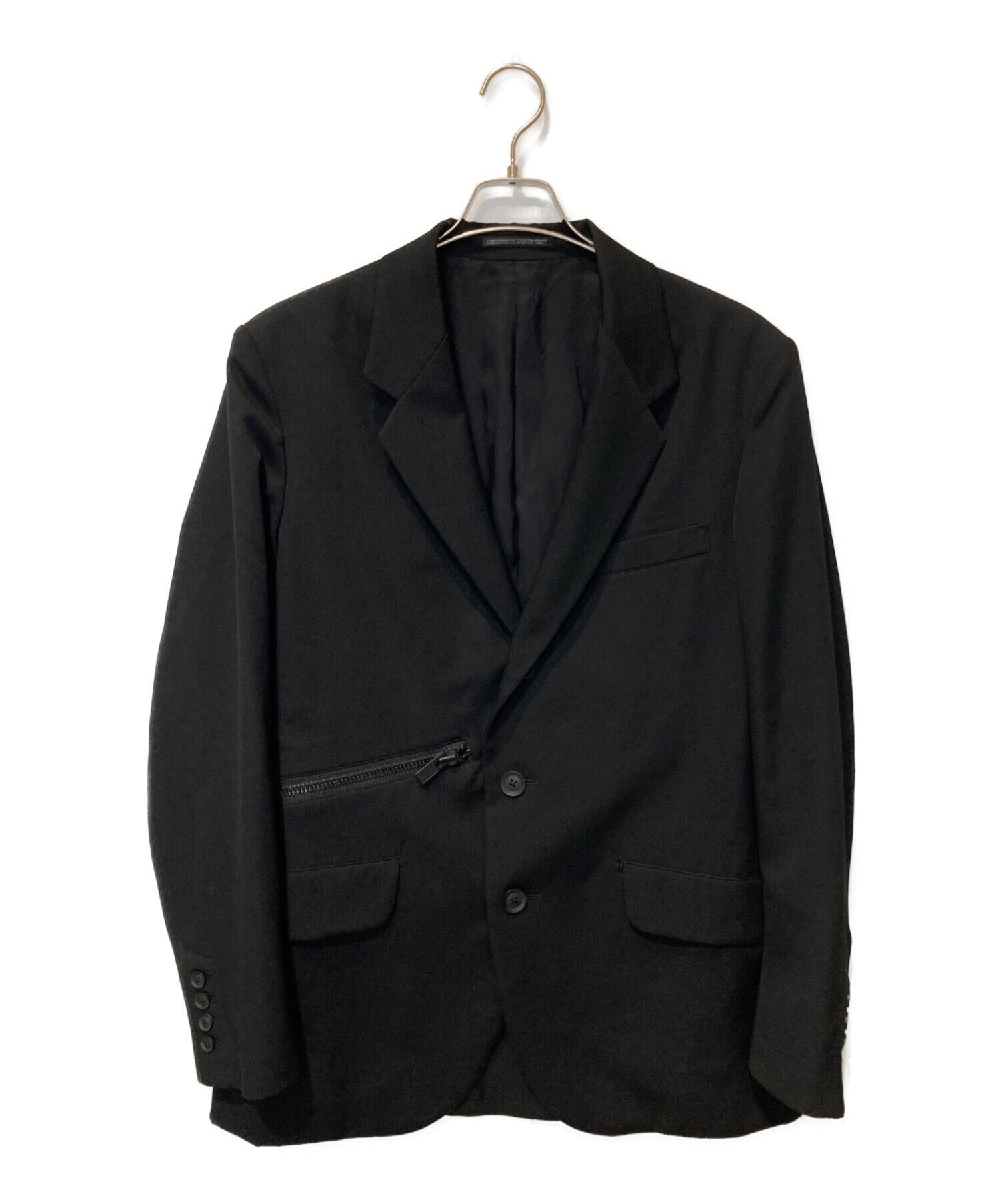 YOHJI YAMAMOTO Black Zip Jacket
