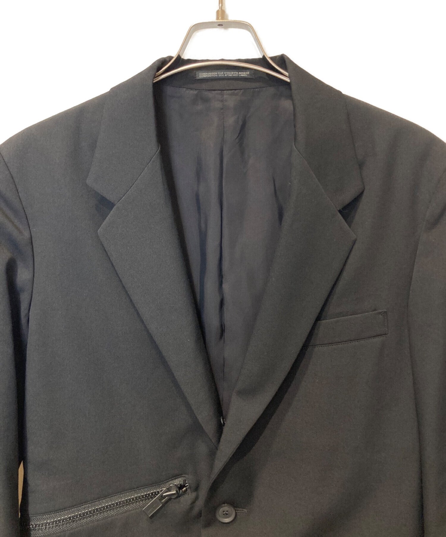 Pre-owned] Yohji Yamamoto pour homme Jacket with right side zipper 