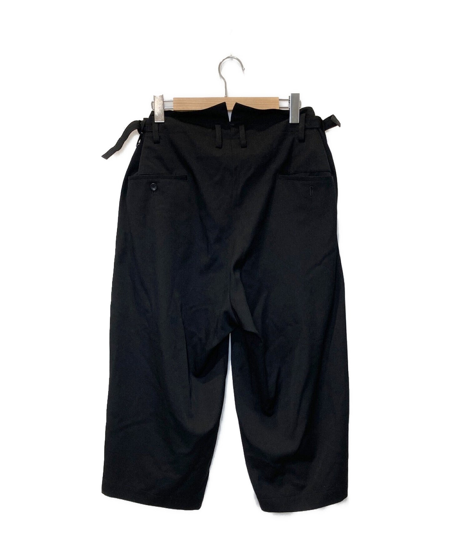 [Pre-owned] Yohji Yamamoto pour homme Wrinkle Gabba O-8th length Gabba S pants HE-P28-100