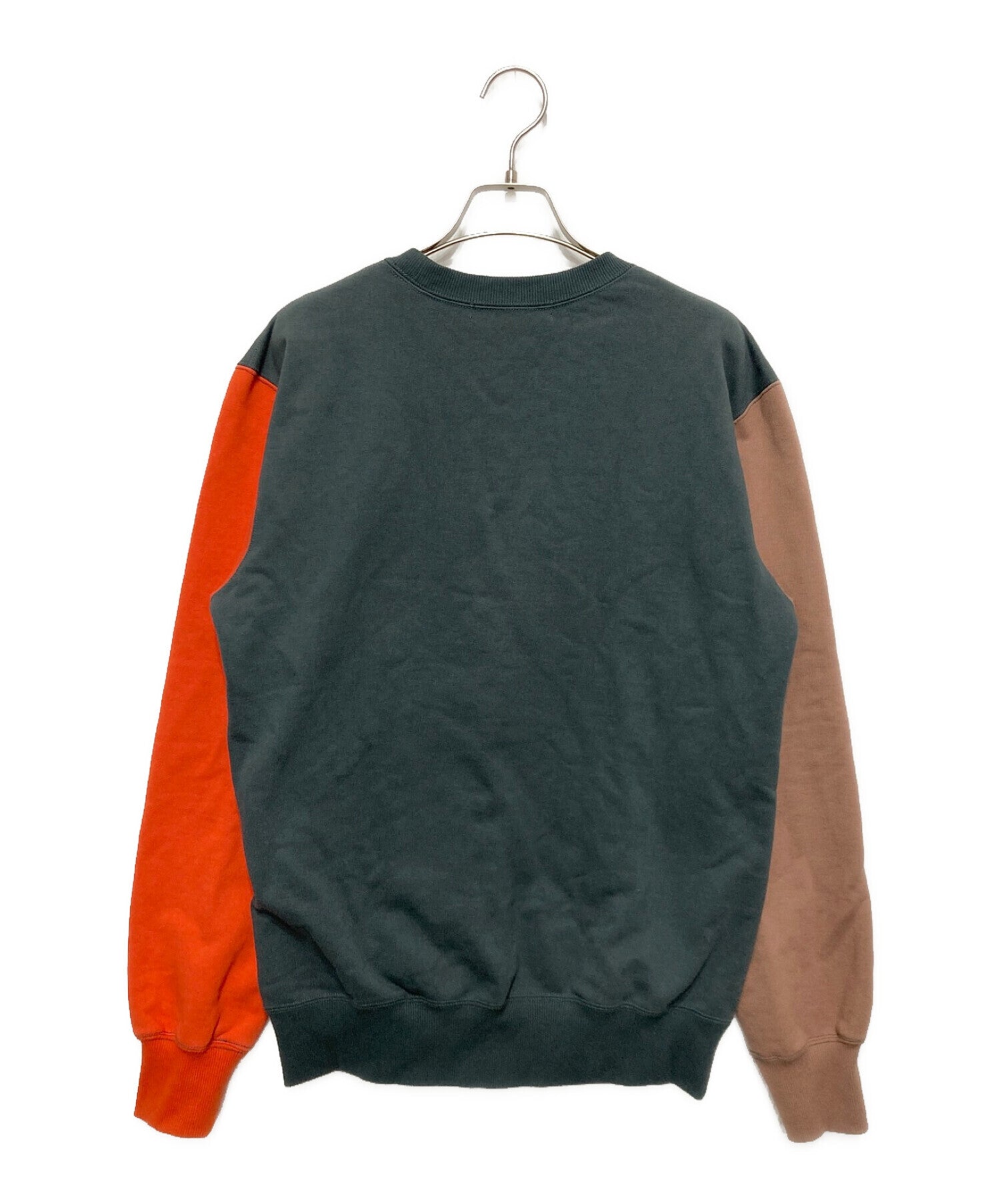 COMME des GARCONS HOMME DEUX Sleeve Bicolor Crewneck Sweatshirt DF-T008