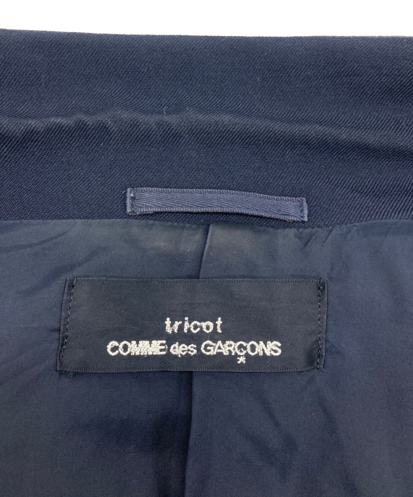 Tricot Comme des Garcons腰部裁縫夾克TJ-080070